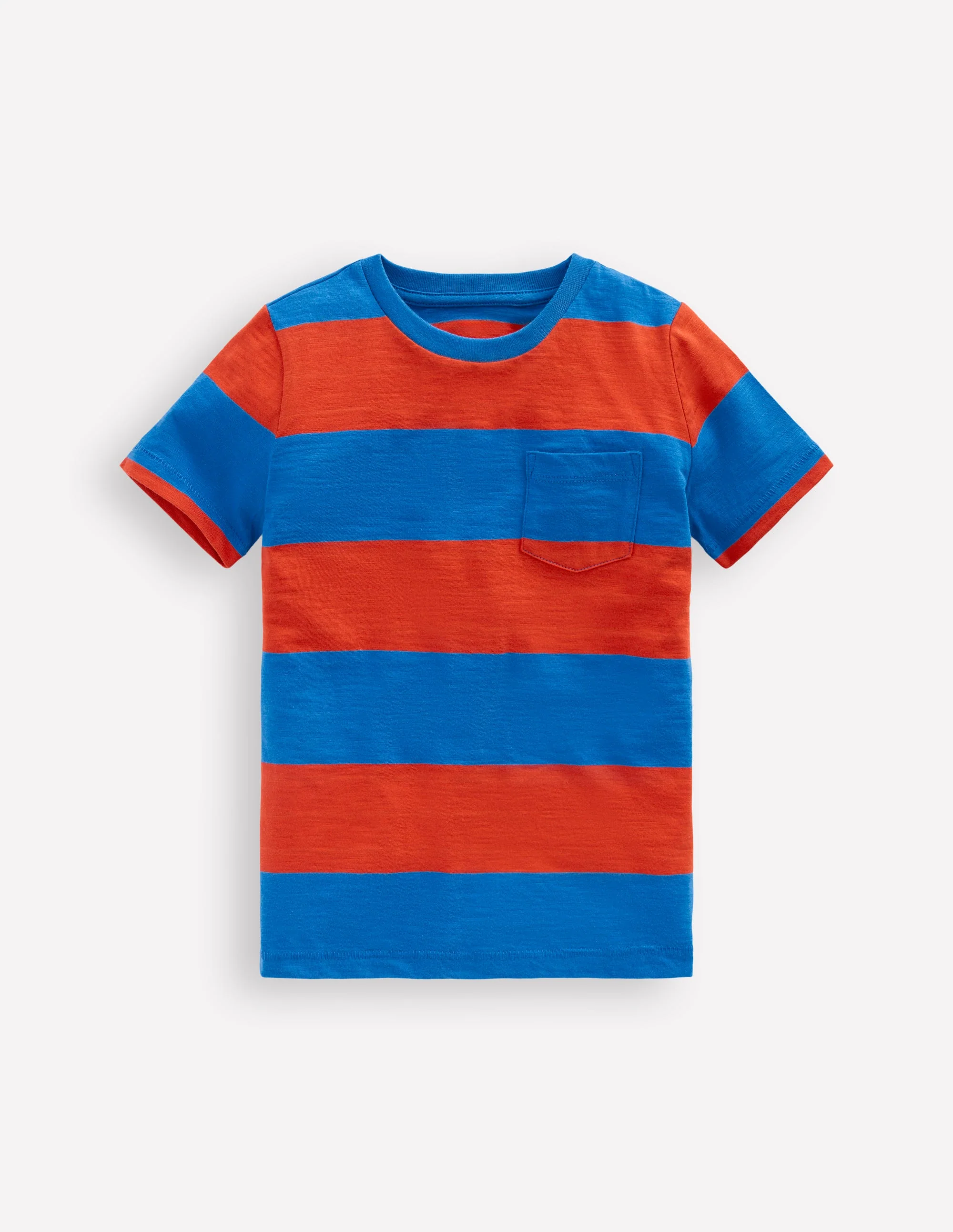 T-Shirt für den Alltag-AURORAROT/DIRECTOIRE-BLAU