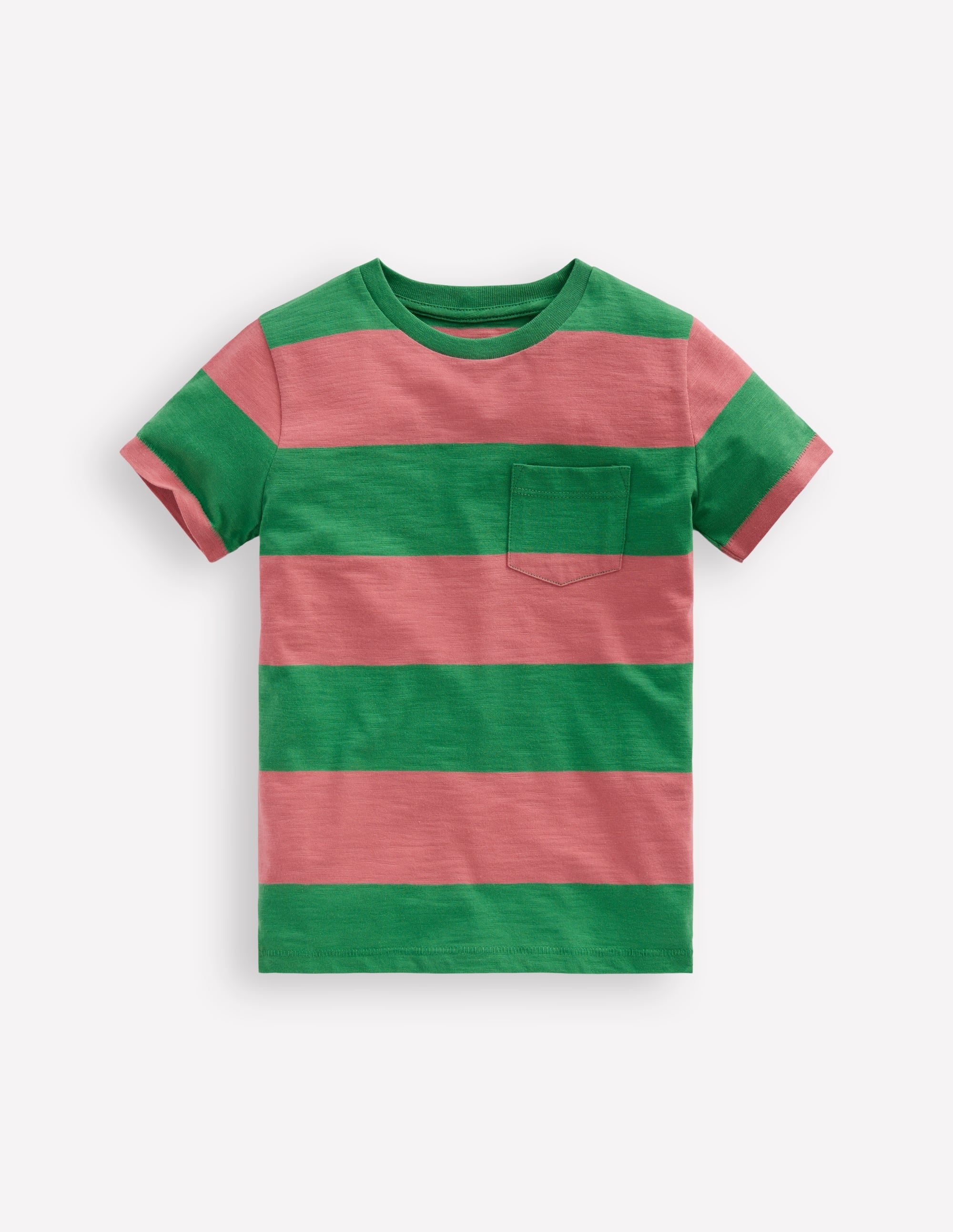 T-Shirt für den Alltag-Kleeblattgrün/Chintz-Rosa - Image 4