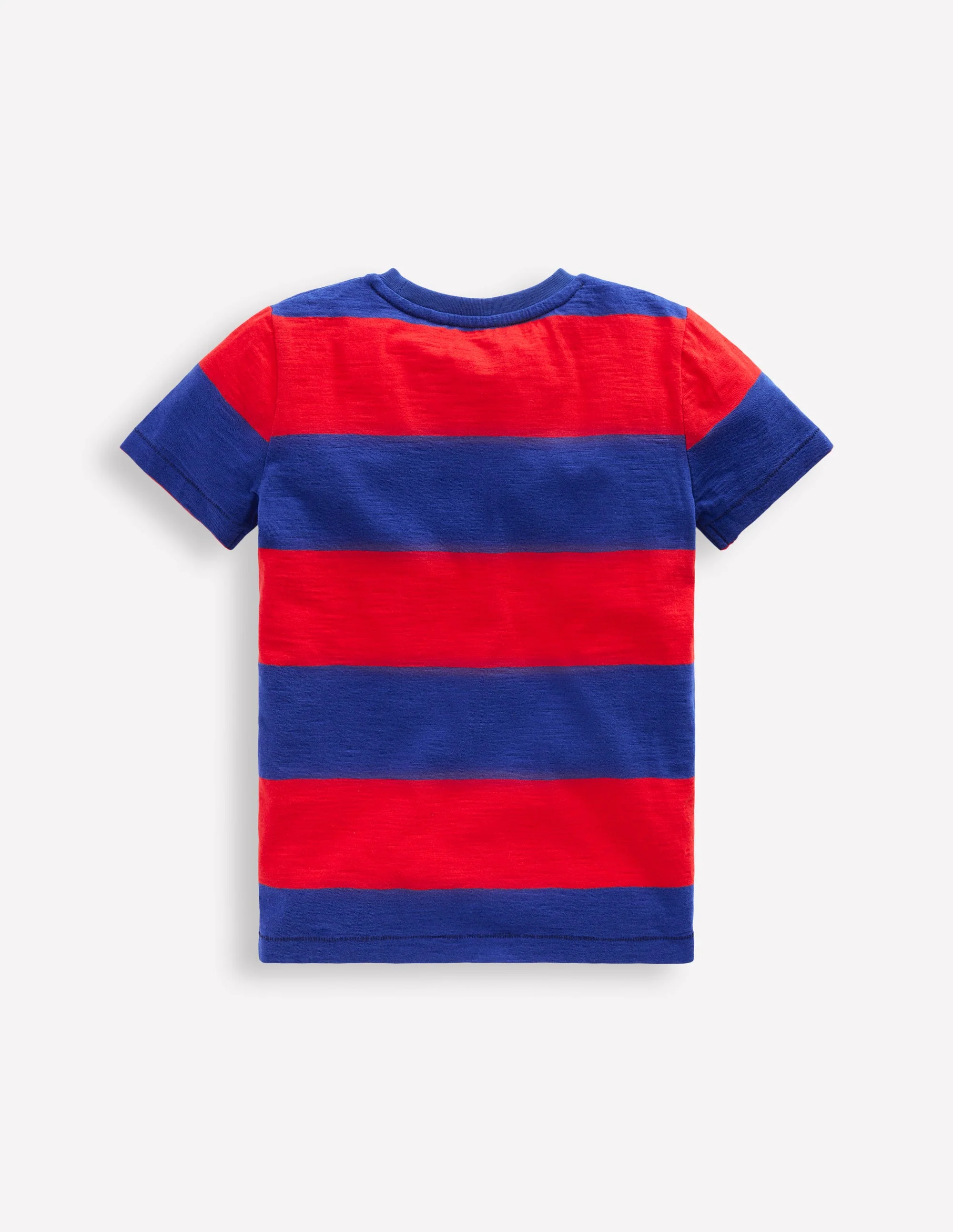 T-Shirt für den Alltag-Mohnblumenrot/Saphirblau - Image 2