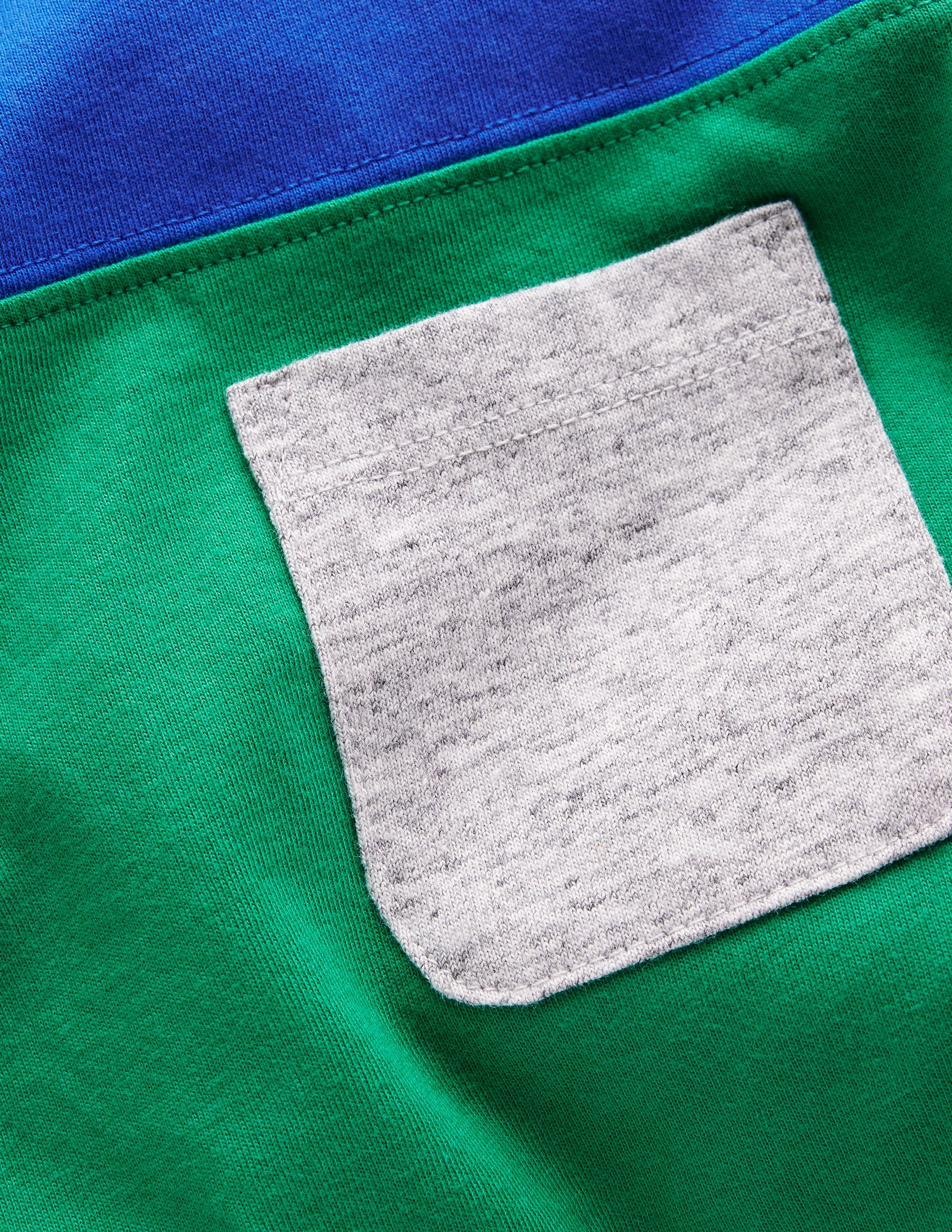 T-Shirt in Blockfarben-Setzlinggrün Blockfarben - Image 3