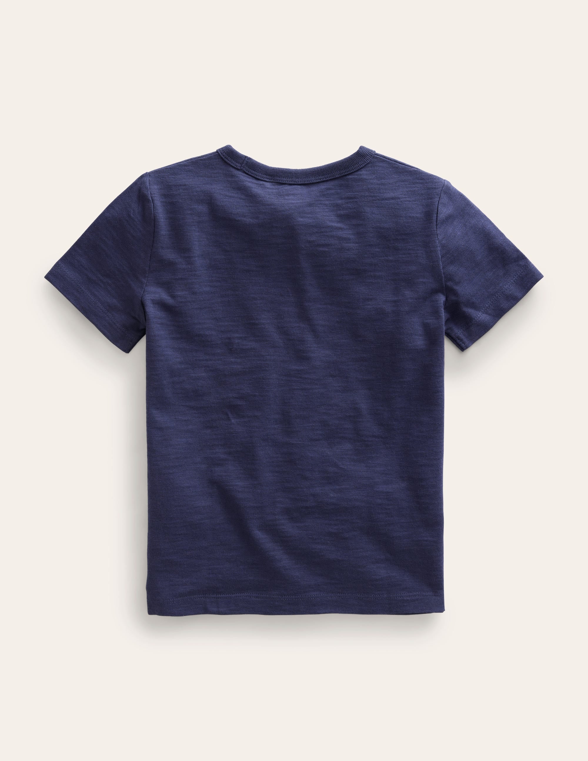 T-Shirt mit aufgedrucktem Erde-Motiv-Helles Marineblau - Image 2
