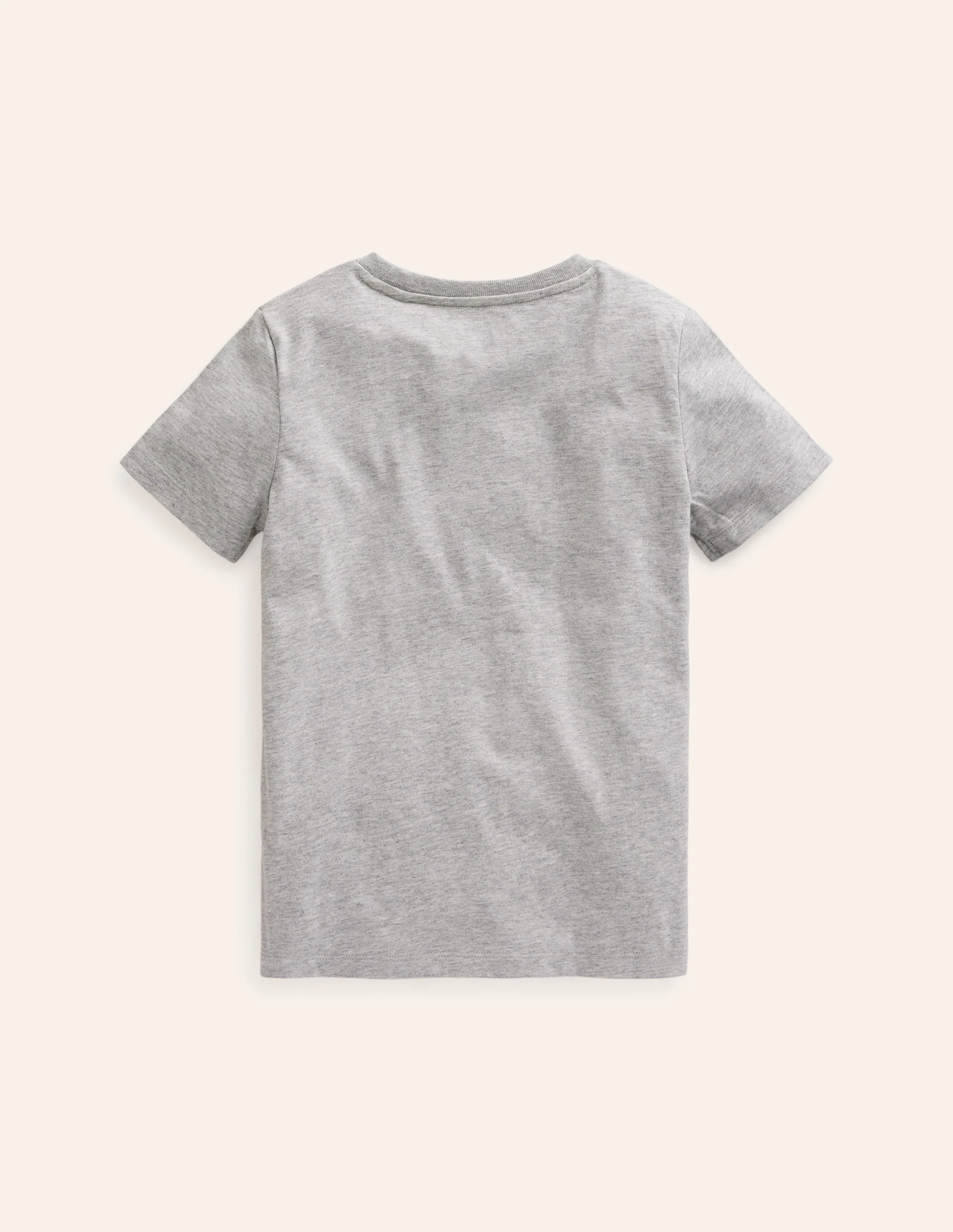 T-Shirt mit aufgedruckten Zelten-Grau Meliert Zelte - Image 2