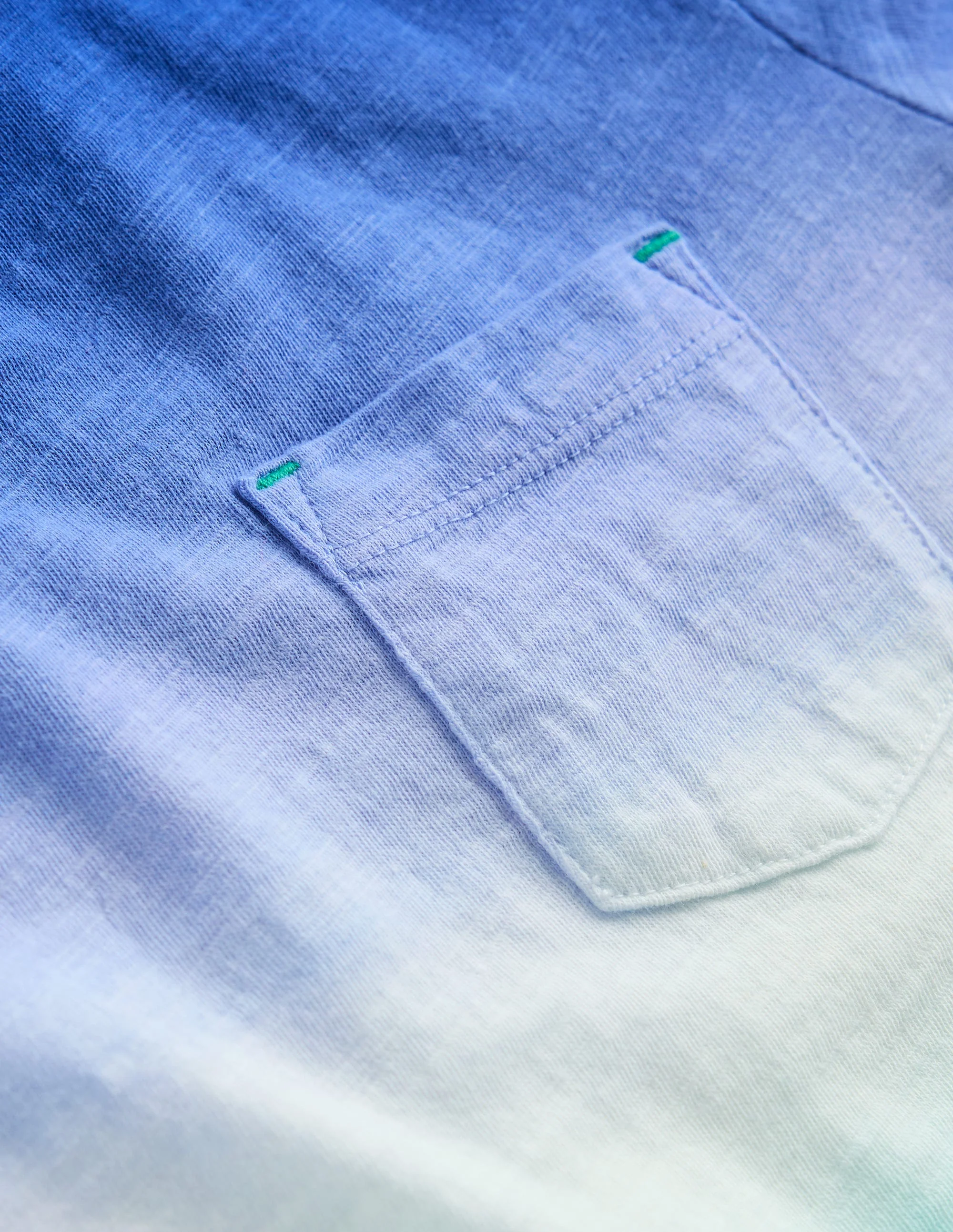 T-Shirt mit Batikmuster-Leuchtendes Blau/Aquamarinblau - Image 3