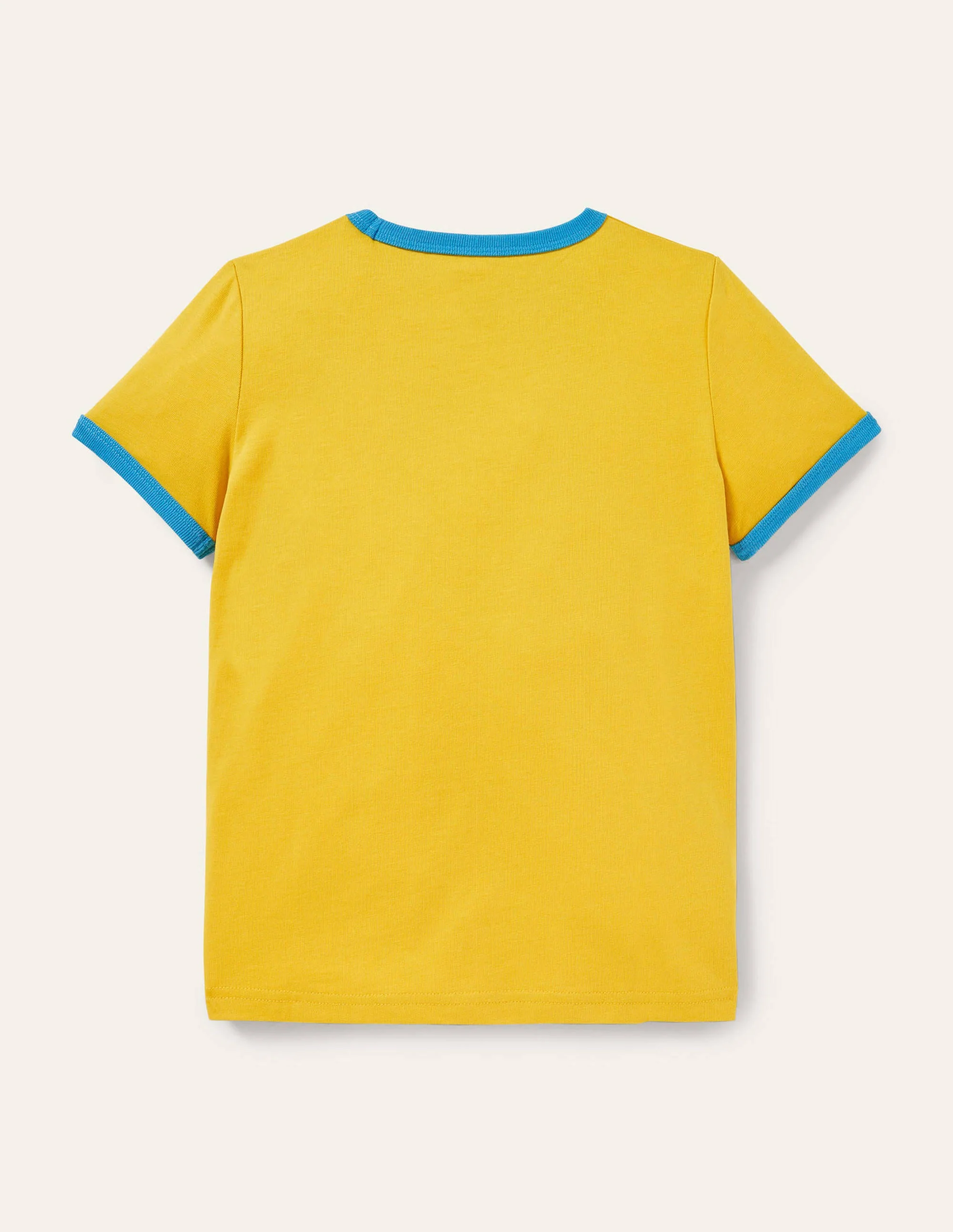 T-Shirt mit Bündchen und spannenden Fakten-Narzissengelb, Spinne - Image 2