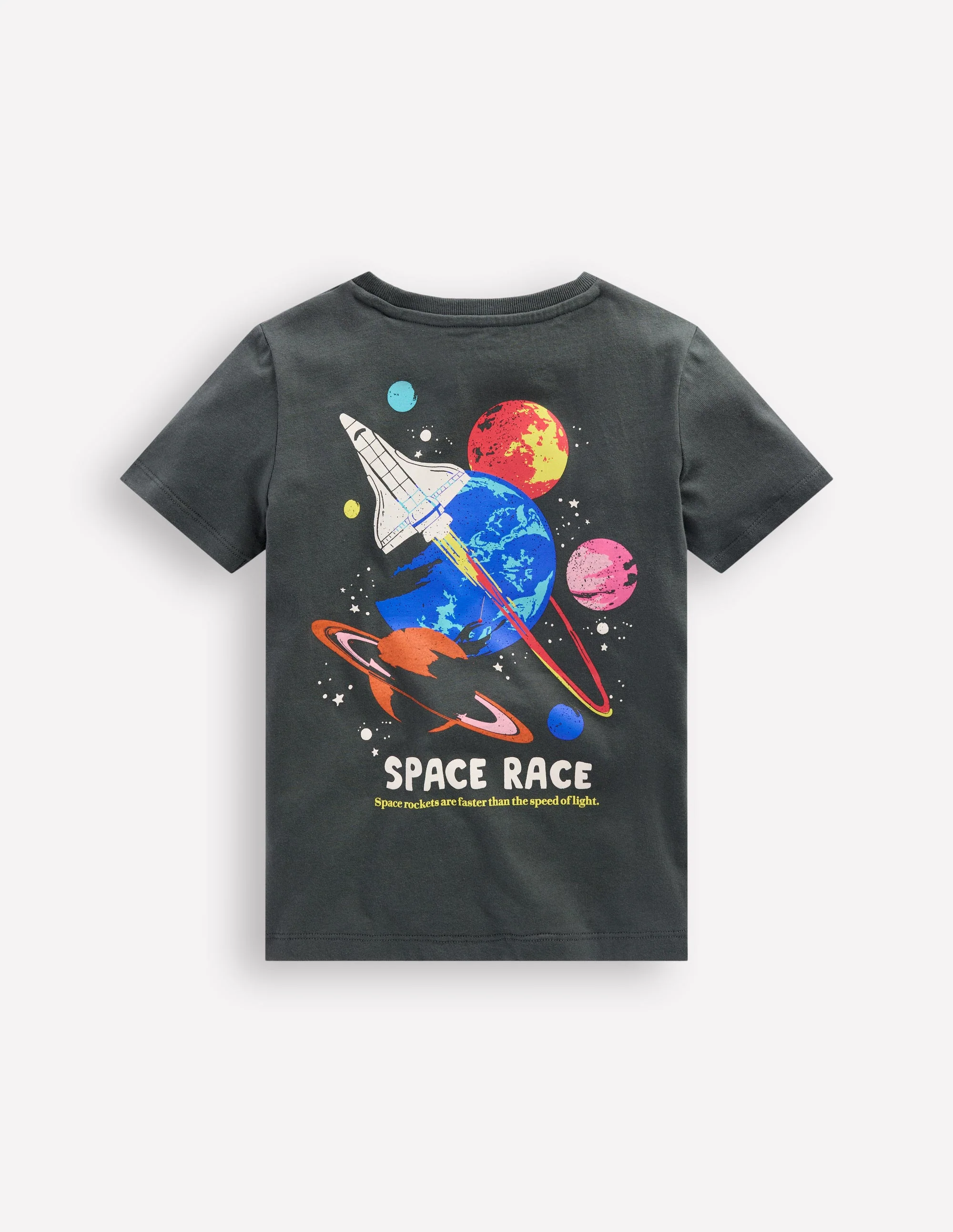 T-Shirt mit Druck auf Vorder- und Rückseite-Rauch Weltall - Image 2