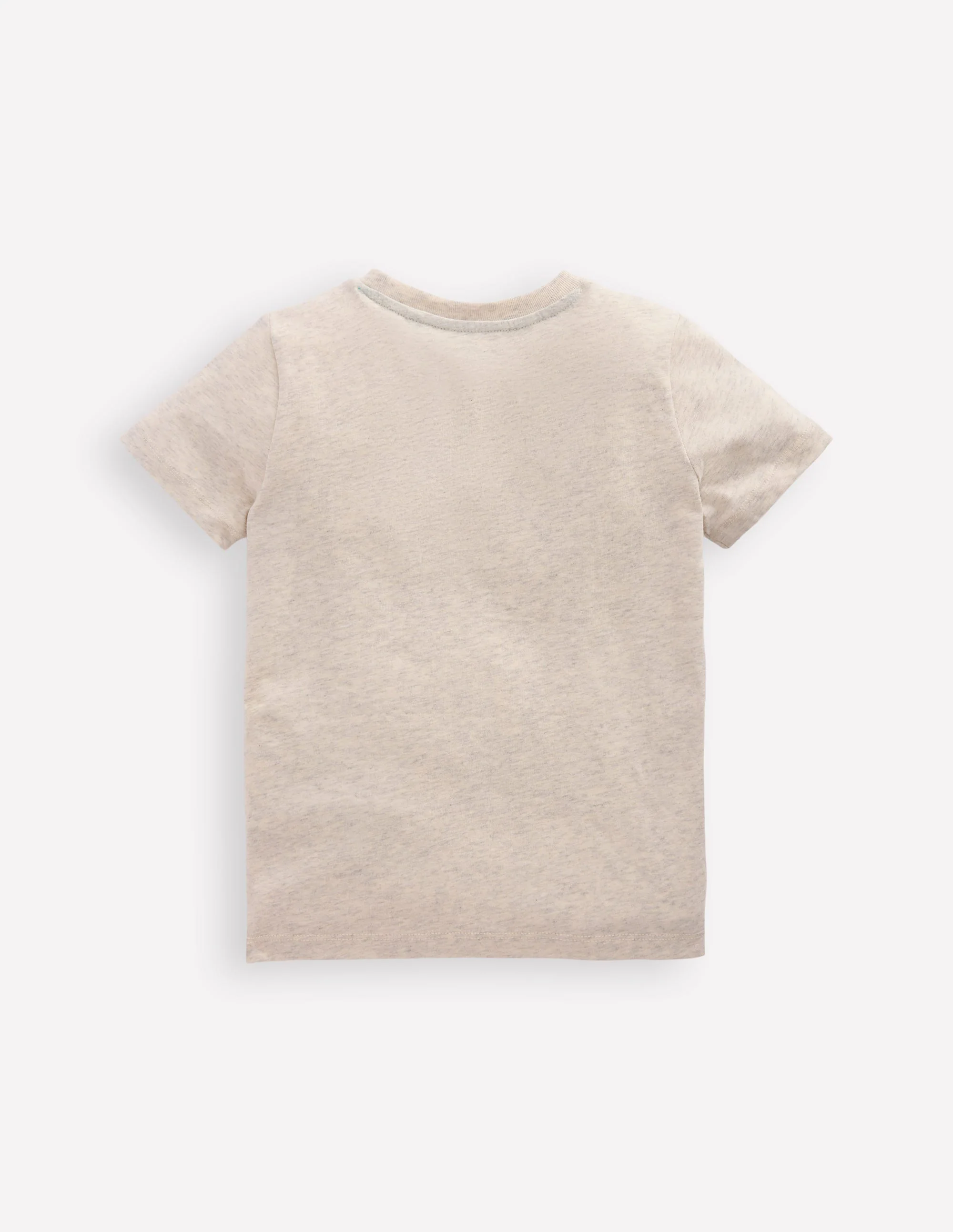 T-Shirt mit Grafik-Haferbeige Meliert Raketen - Image 2