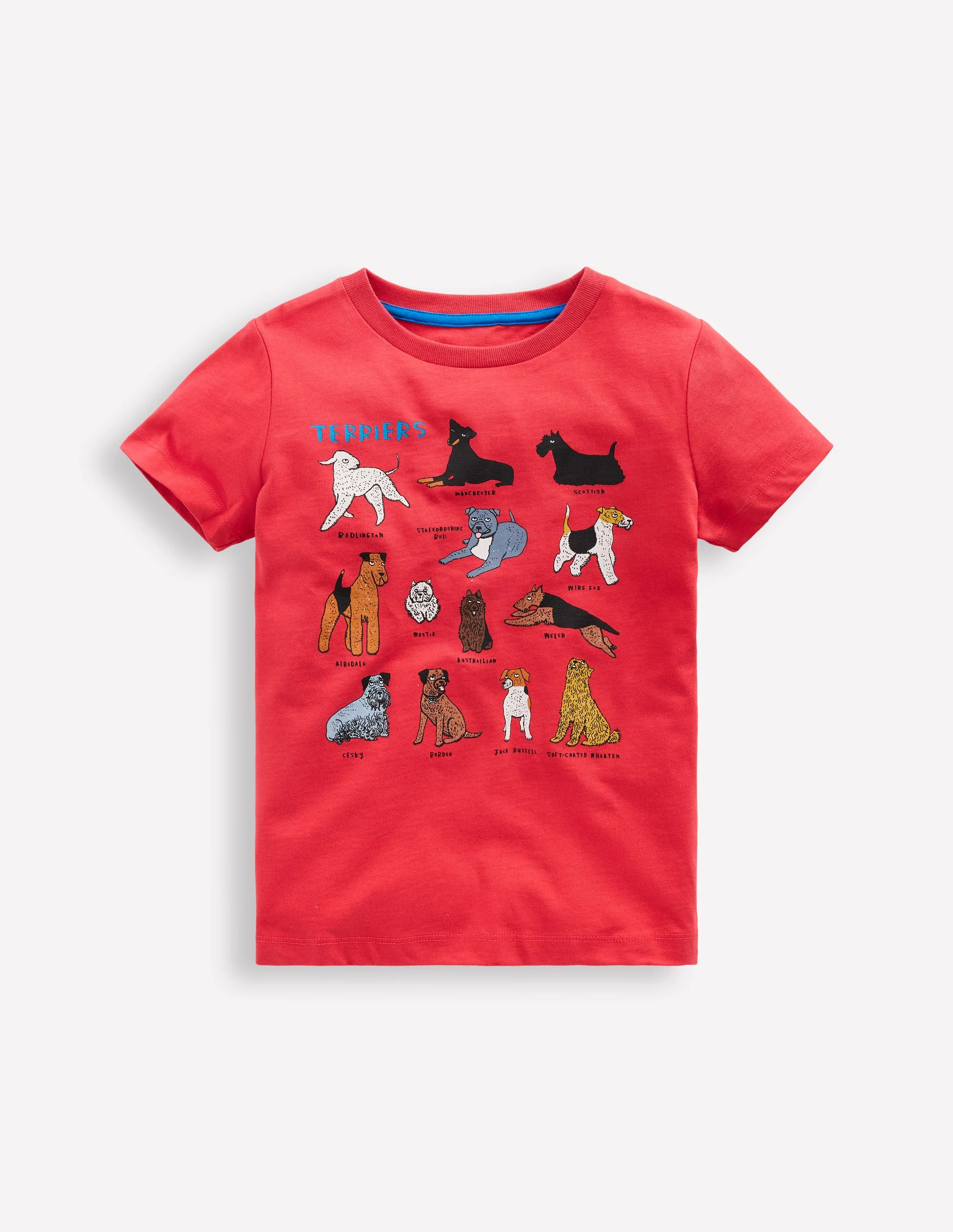 T-Shirt mit Grafik-Kirschtomaten-Rot Hunde