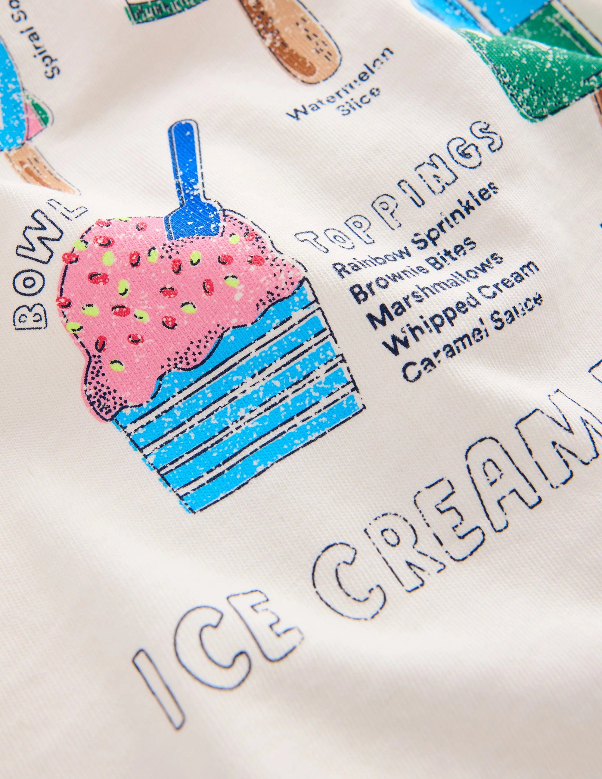 T-Shirt mit Grafik-Sanftes Naturweiß Eis - Image 3