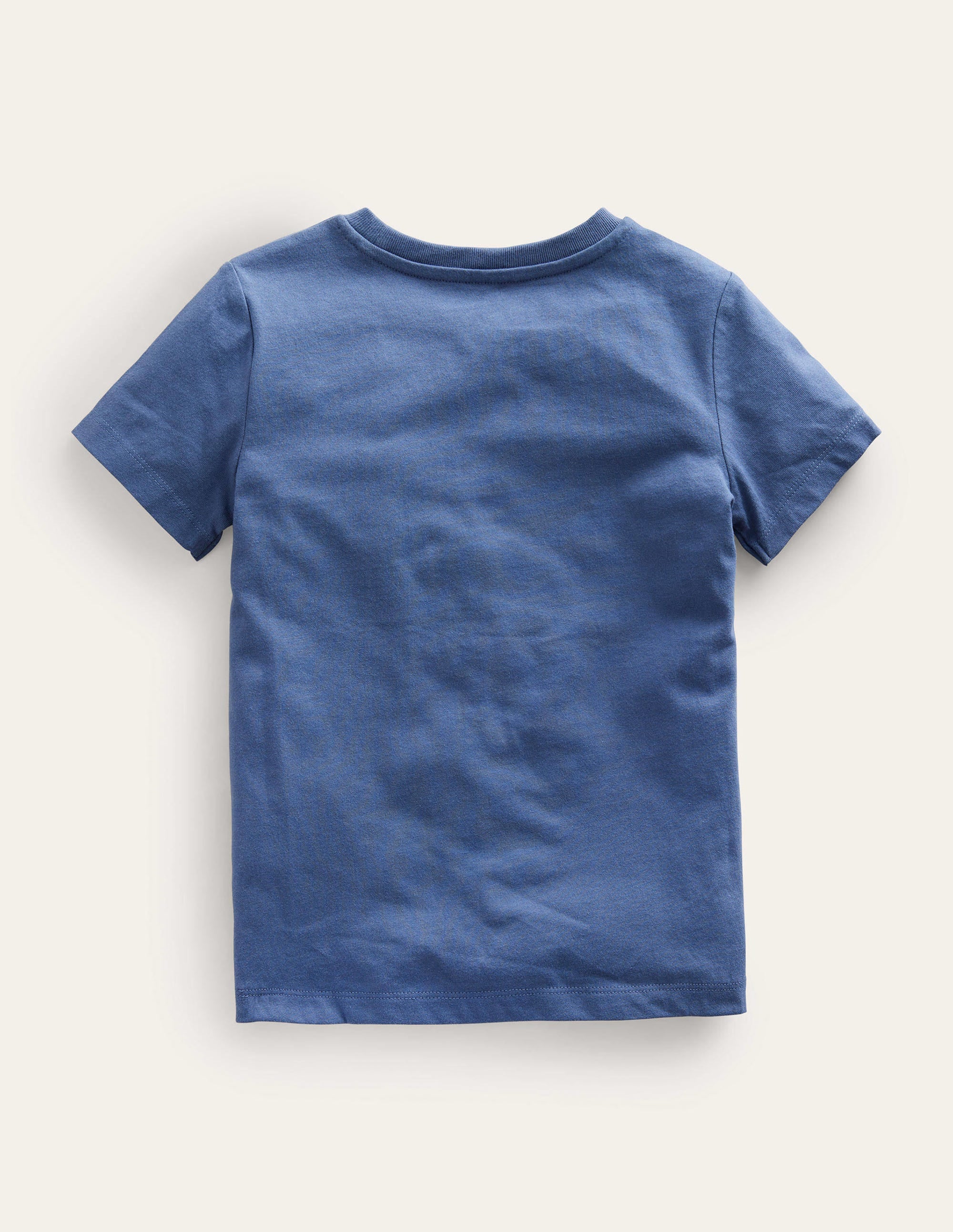 T-Shirt mit Kettenstichmotiv-Roboterblau, Feuerwehrauto - Image 2