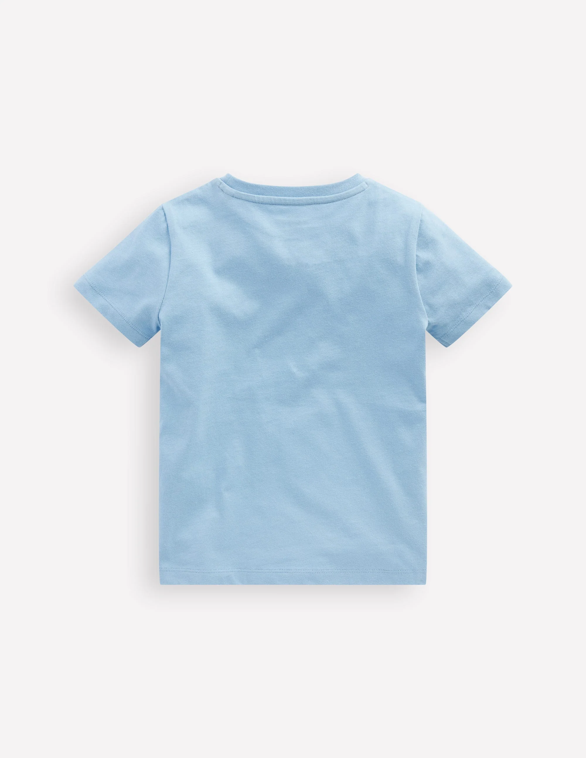 T-Shirt mit Klappe-Gletscherblau Fliegenfalle - Image 2