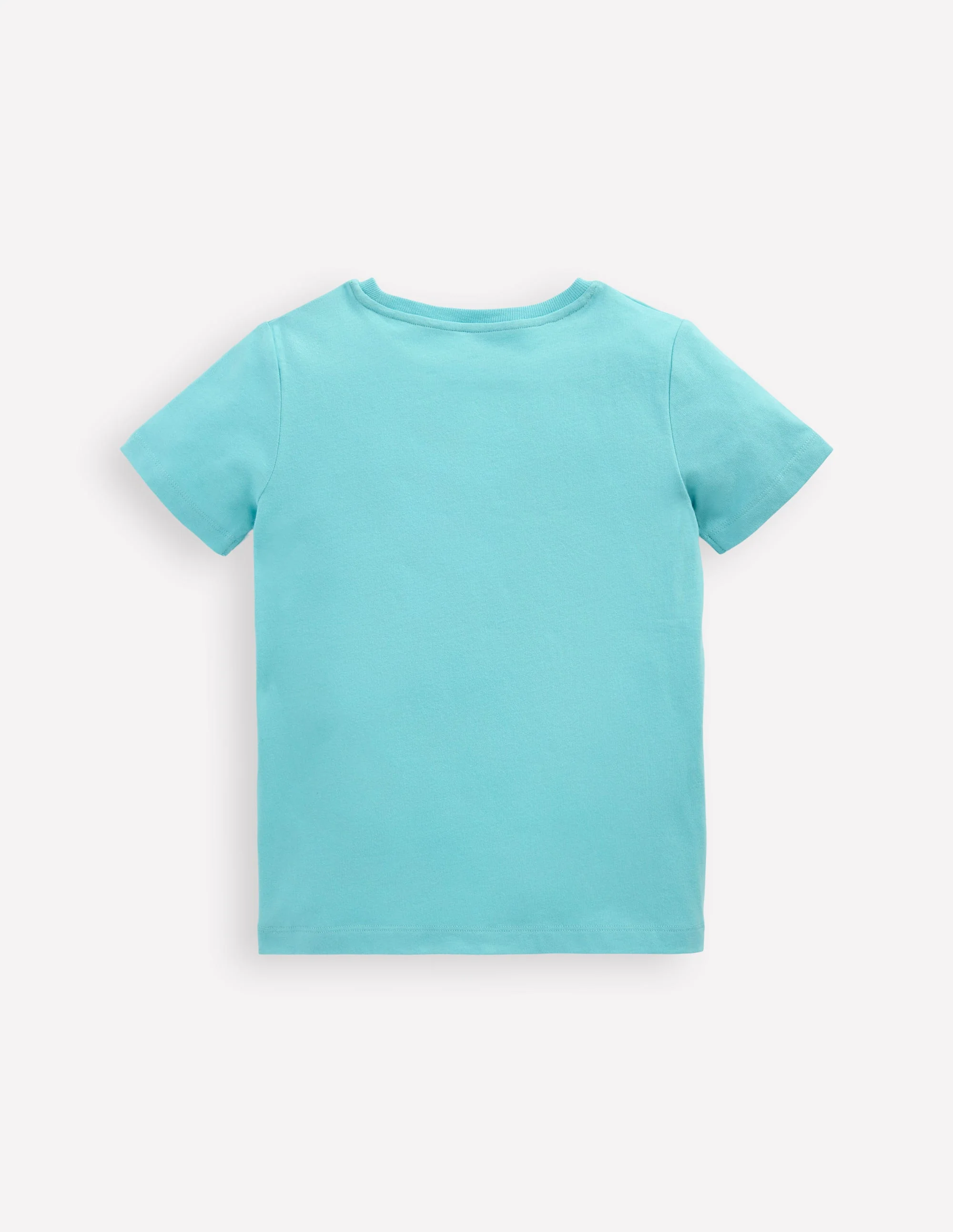 T-Shirt mit Kreuzstich-Karibikblau Wal - Image 2