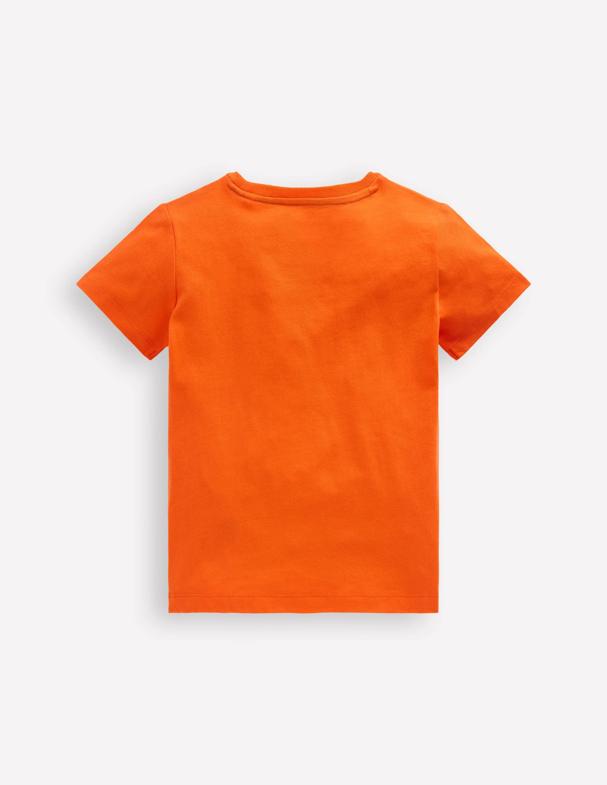 T-Shirt mit Kreuzstich-Korallenrot Tiger - Image 5