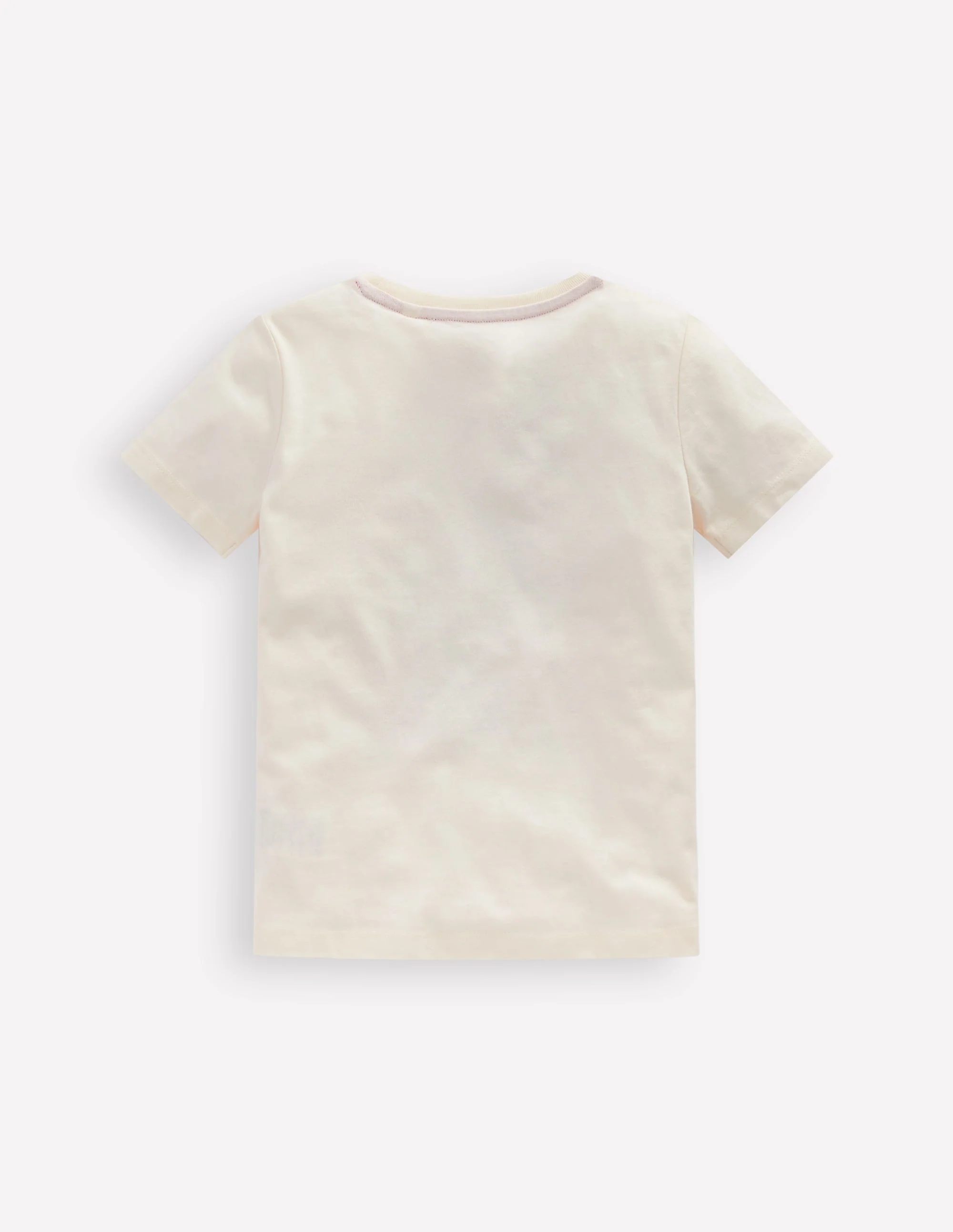 T-Shirt mit Kreuzstich-Sanftes Naturweiß Bus - Image 2