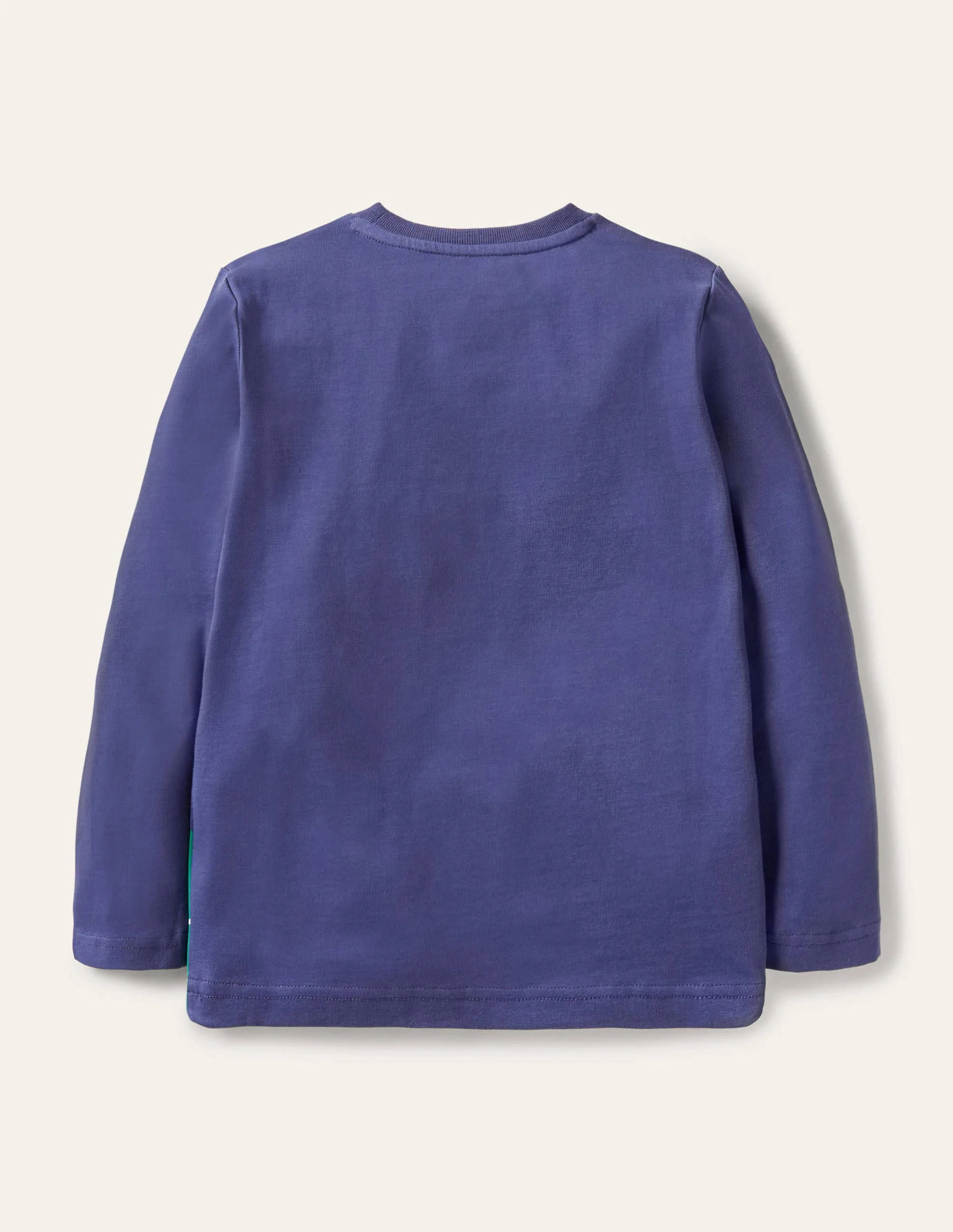 T-Shirt mit leuchtendem Abenteuermotiv-Segelblau, Fuchs/Teleskop - Image 2