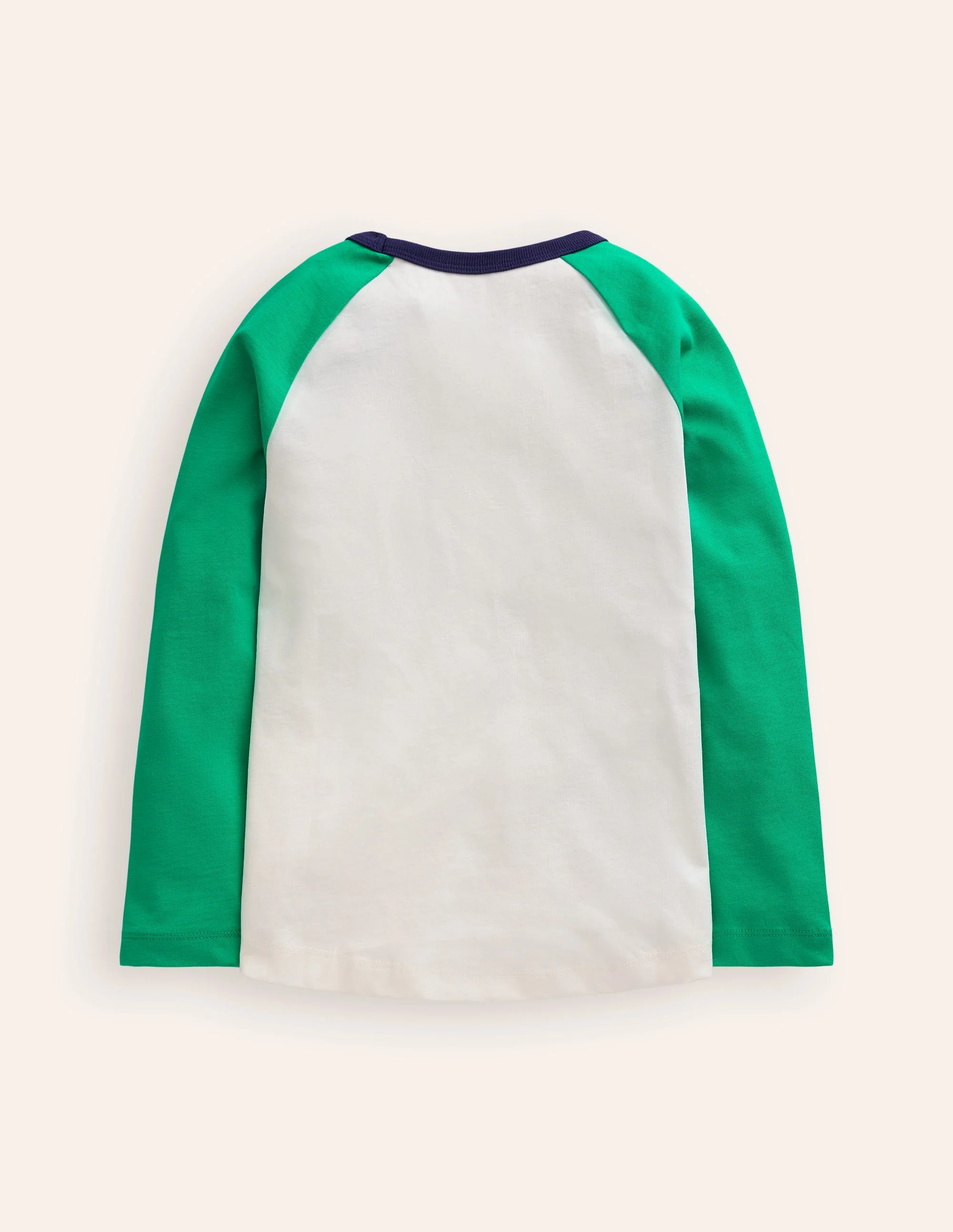 T-Shirt mit Logodruck und Raglanärmeln-Topasgrün Hubschrauber - Image 2