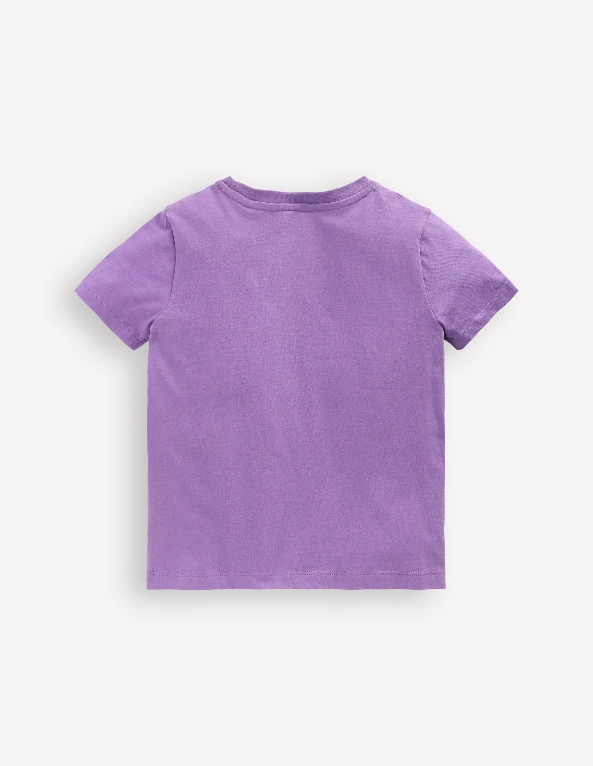 T-Shirt mit Reißverschlussapplikation-Aster-Violett Chamäleon - Image 2