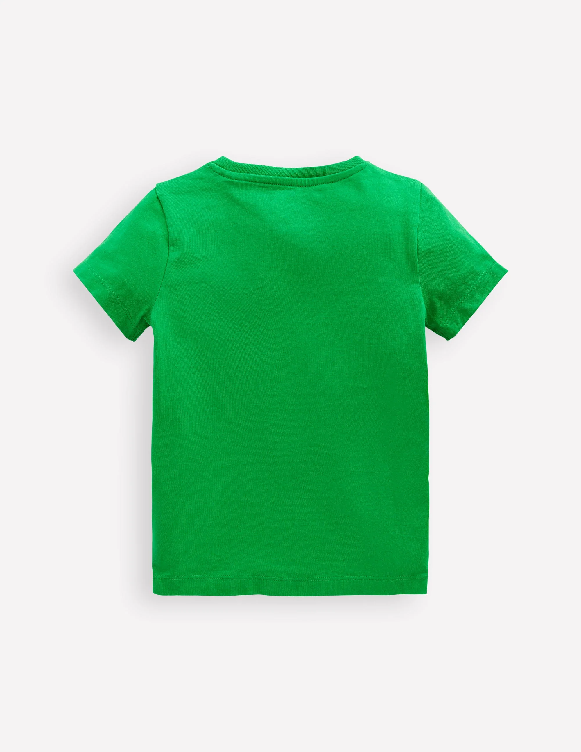 T-Shirt mit Reißverschlussapplikation-Blassgrün Wal - Image 2