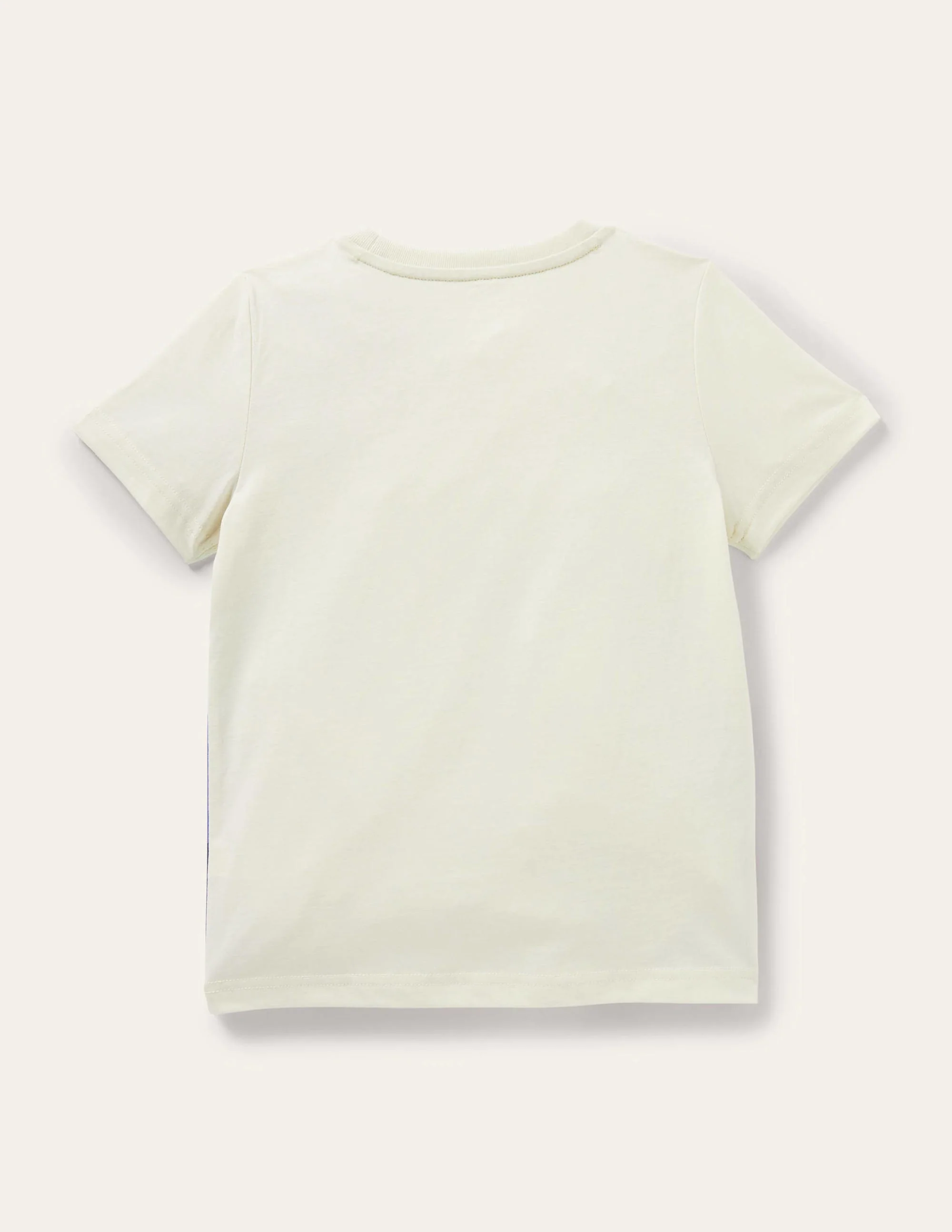 T-Shirt mit Schichtgrafik-Naturweiß, Dinosaurier - Image 2