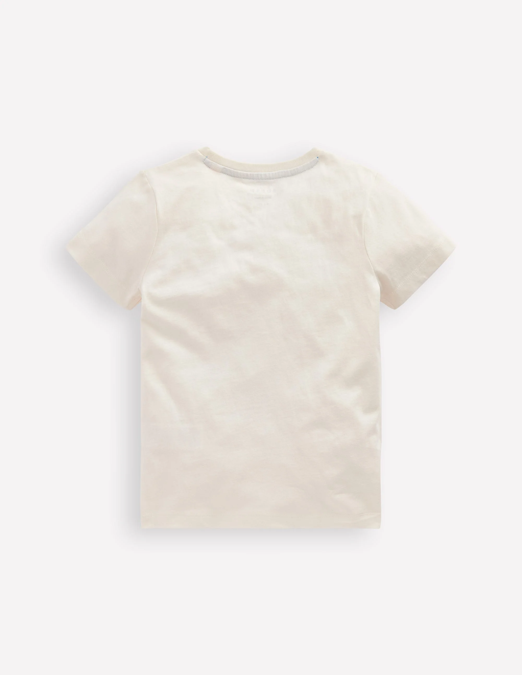 T-Shirt mit Superstitch-Design-Sanftes Naturweiß Marienkäfer - Image 2
