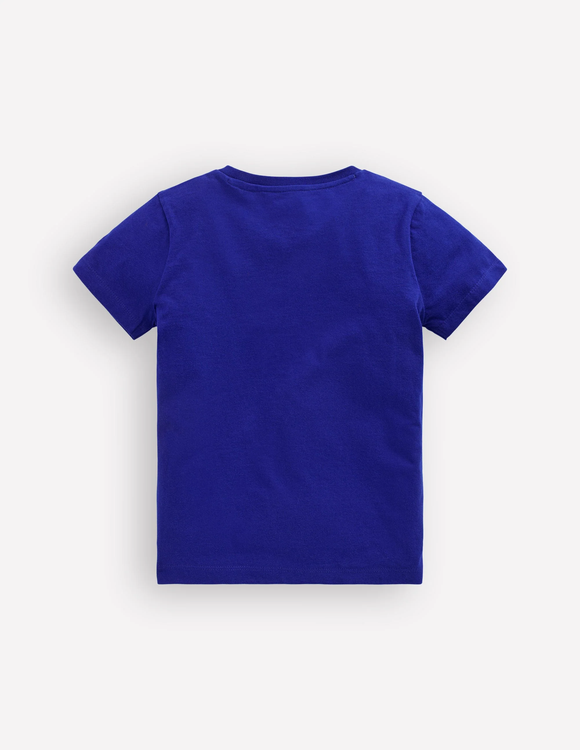 T-Shirt mit Superstitch-Design-Surf The Web-Blau Leopard - Image 3