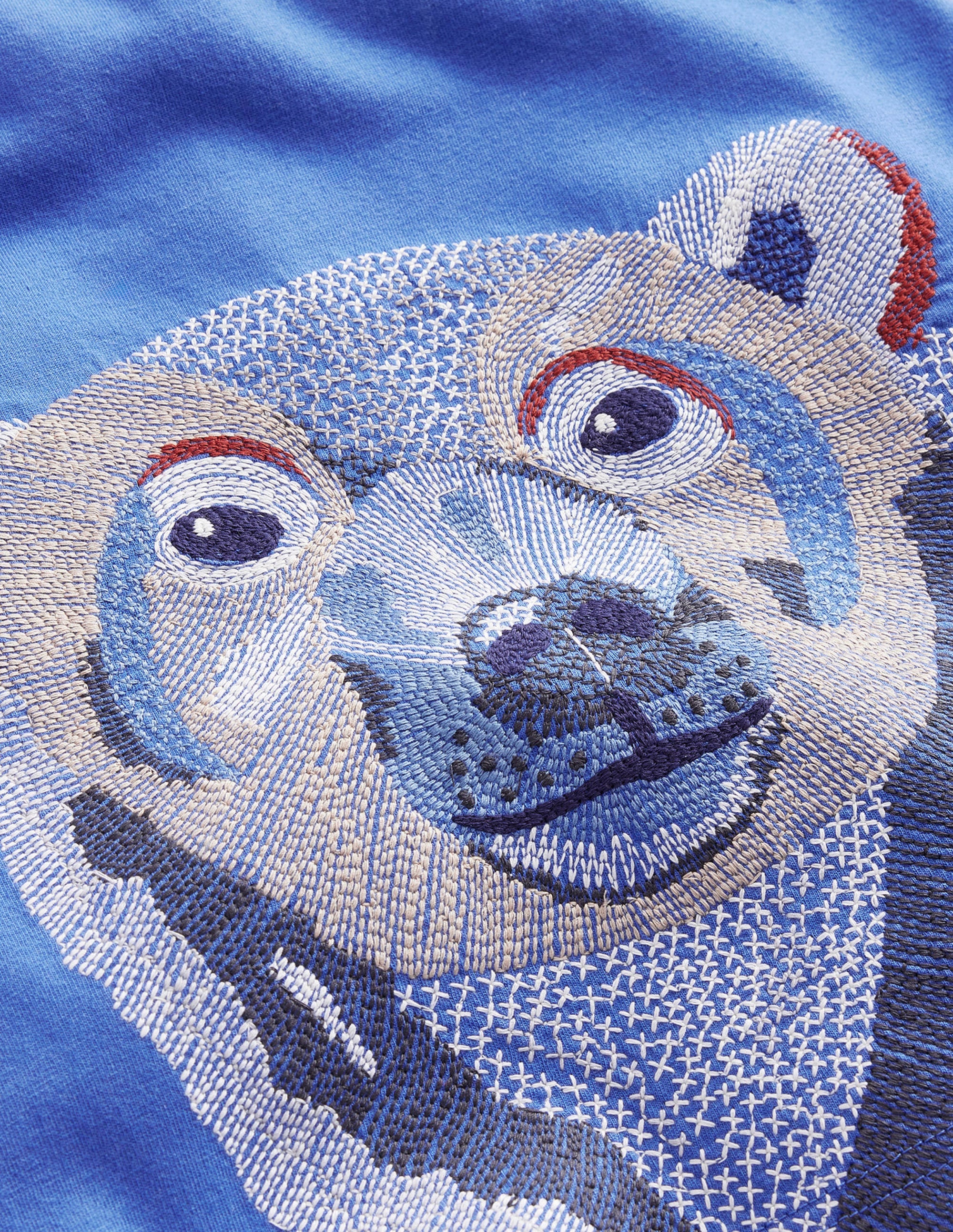 T-Shirt mit Superstitch-Himmelblau Eisbär - Image 3