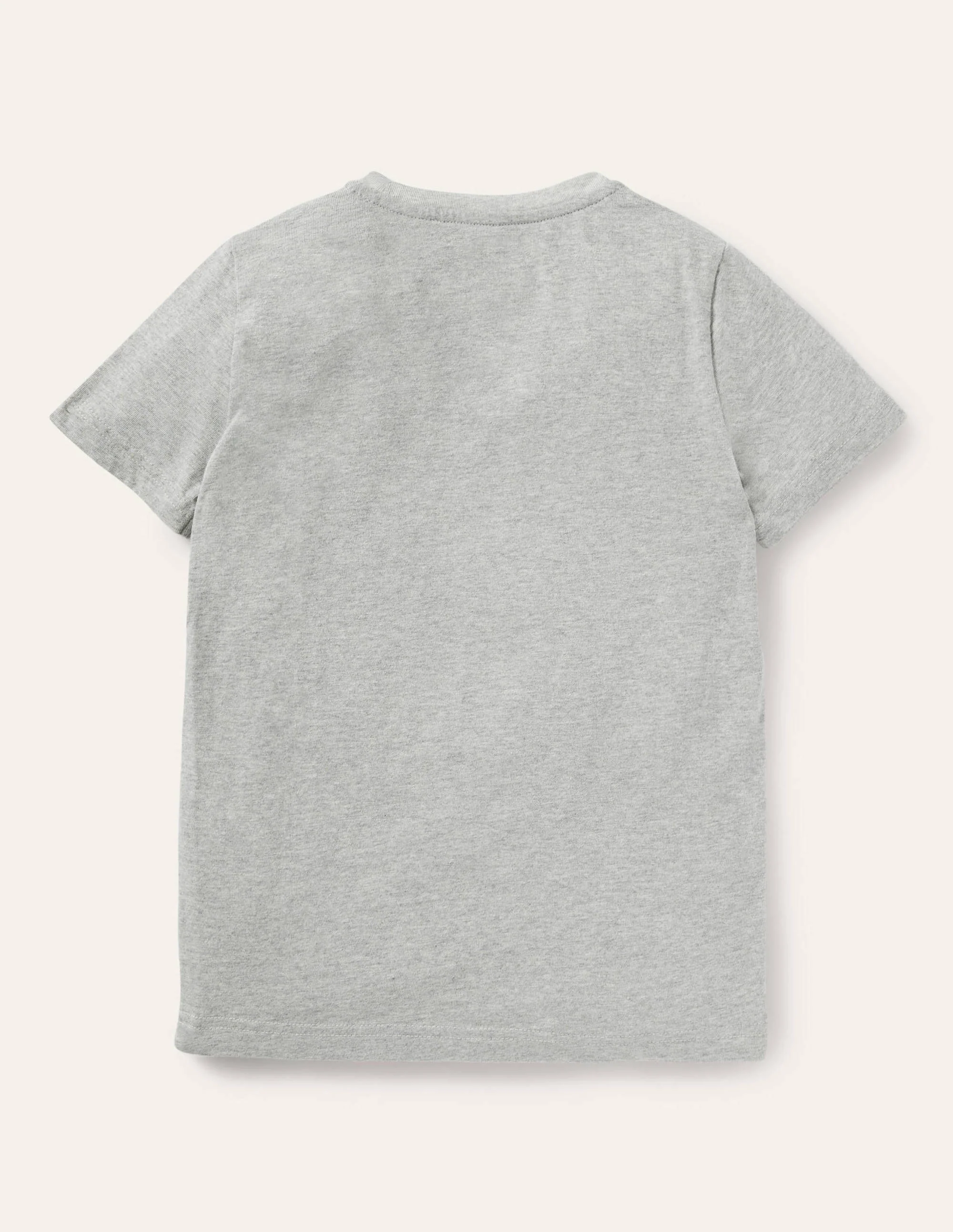 T-Shirt mit Tierabenteuermotiv-Grau Meliert, Meerschweinchen - Image 2