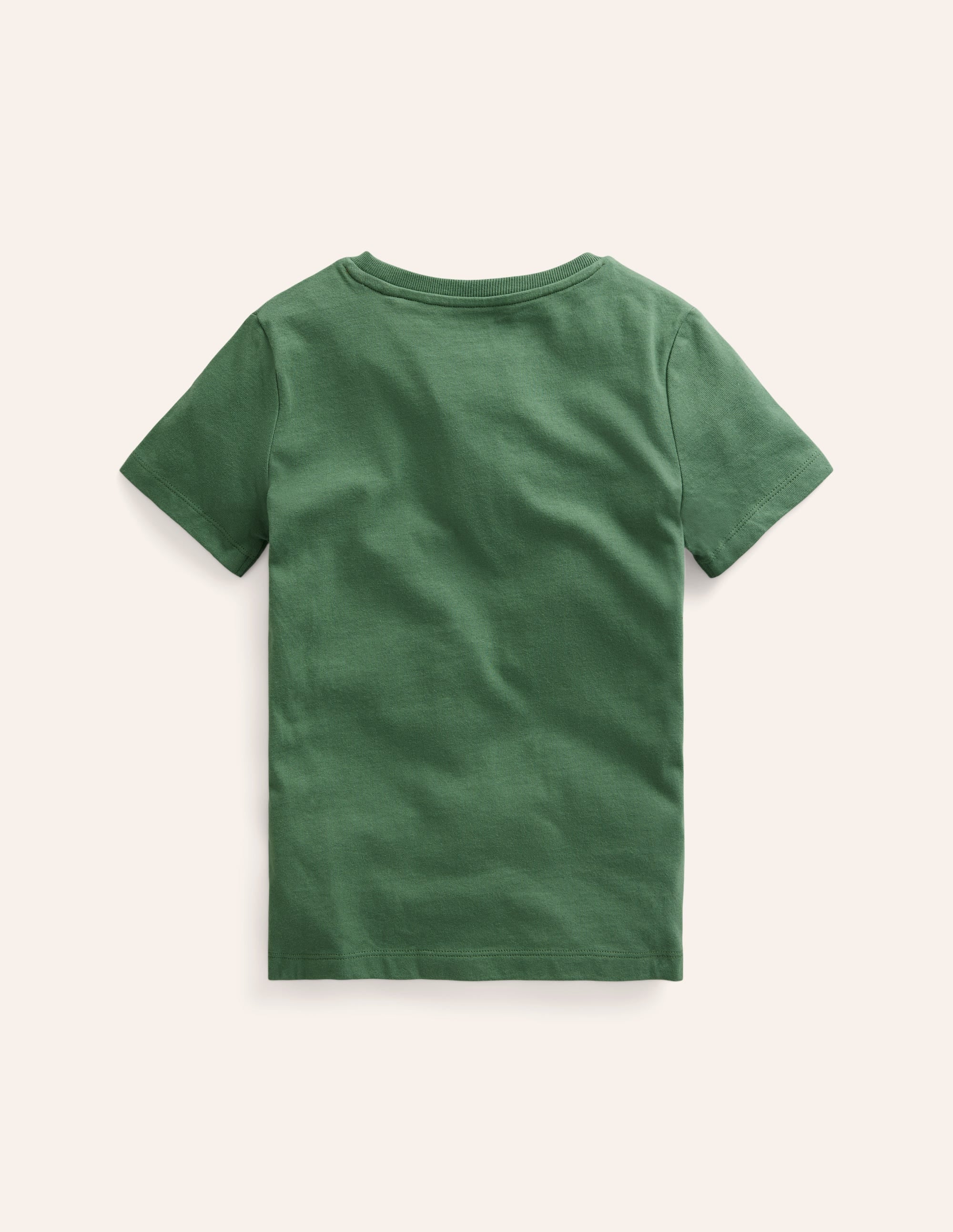 T-Shirt mit Tiermotiv im Kettenstich-Rosmaringrün Krokodil - Image 2