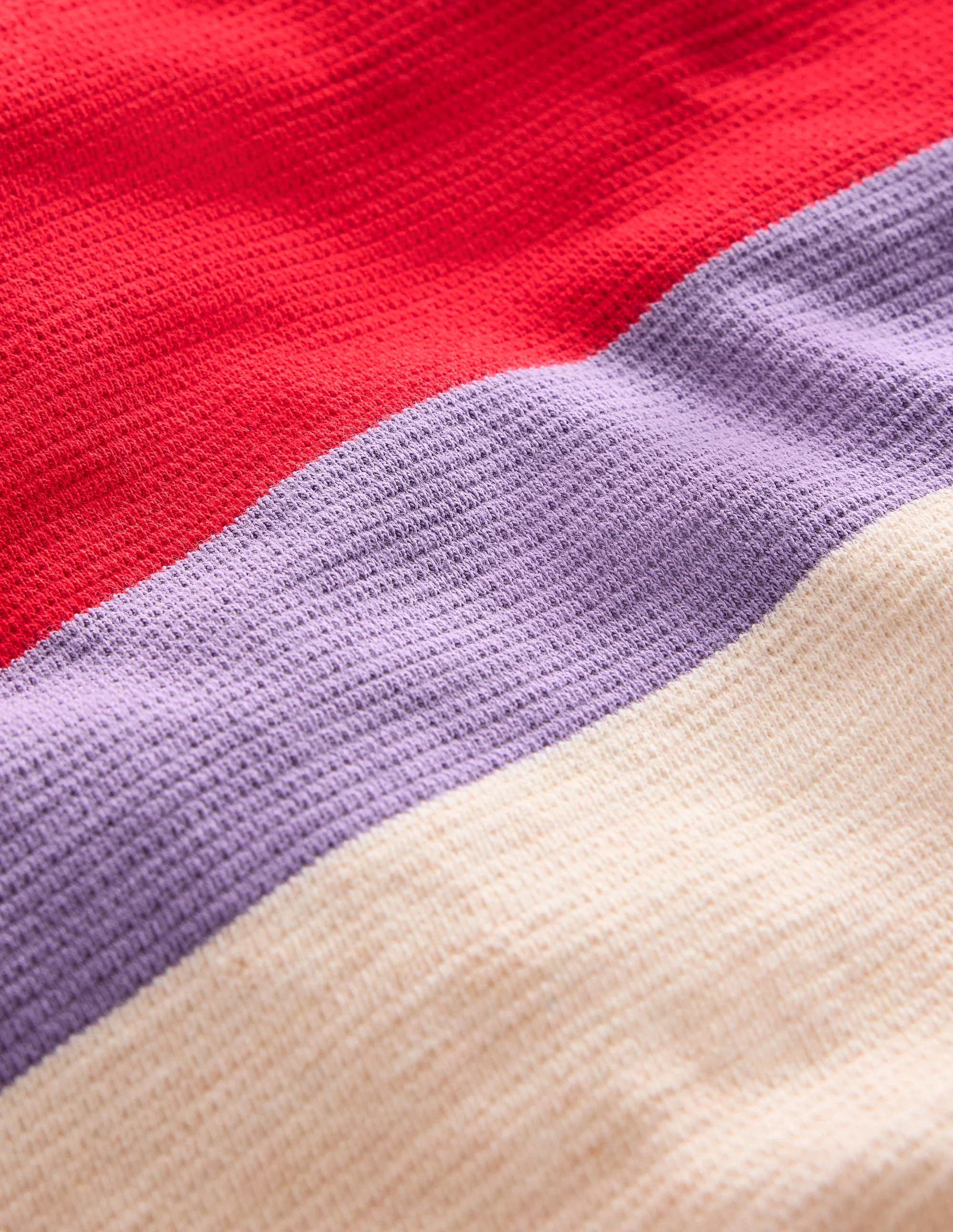 Texturiertes T-Shirt-Mohnrot Bunt - Image 3