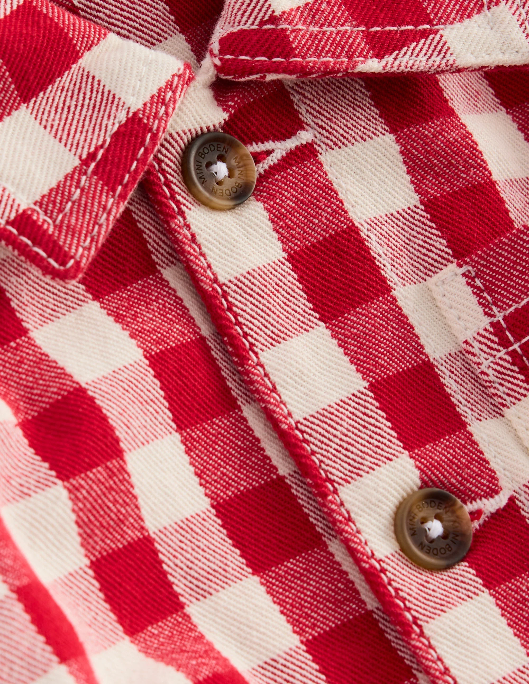 Twilljacke-Rot Vichy - Image 4