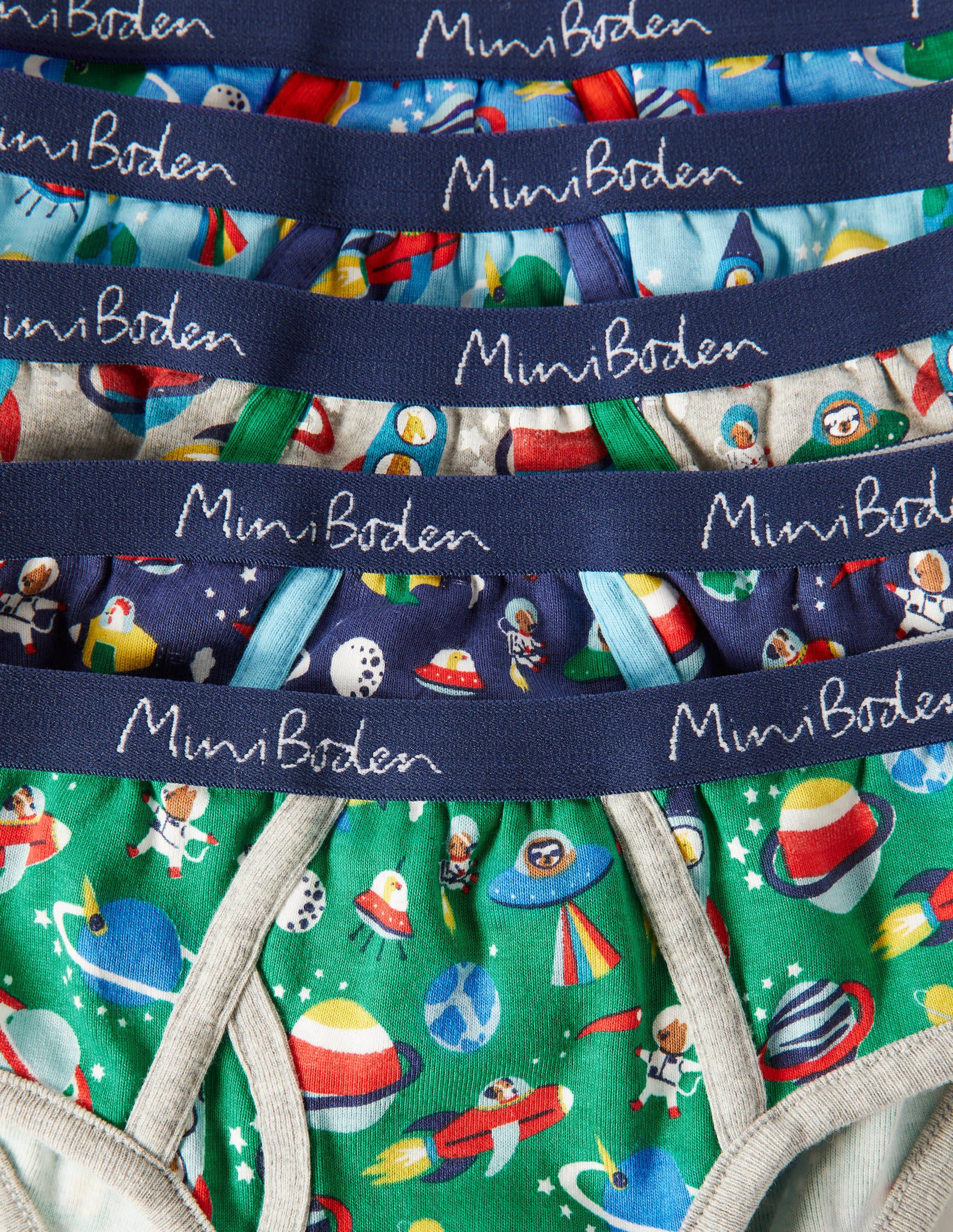 Unterhosen im 5er-Pack-Bunt, Weltall - Image 3