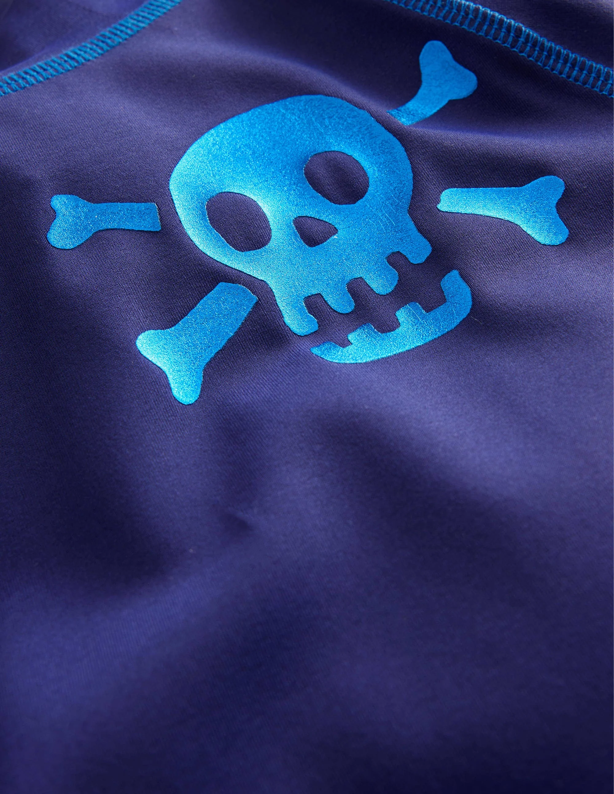 USF-Langarmshirt mit Grafik-Segelblau/Naturweiß, Gestreift - Image 3