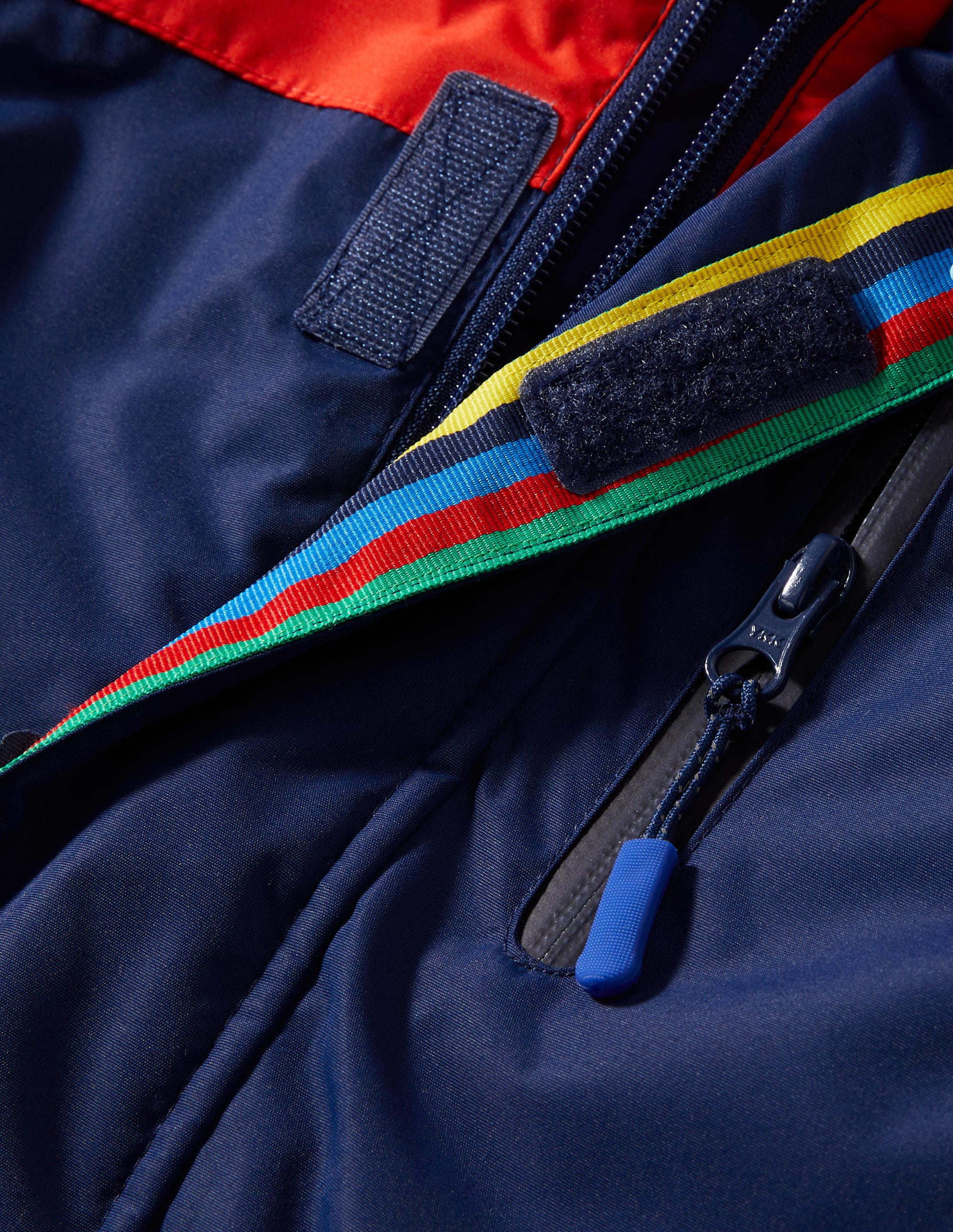 Wasserdichte Allwetterjacke-Bunt, Blockfarben - Image 3