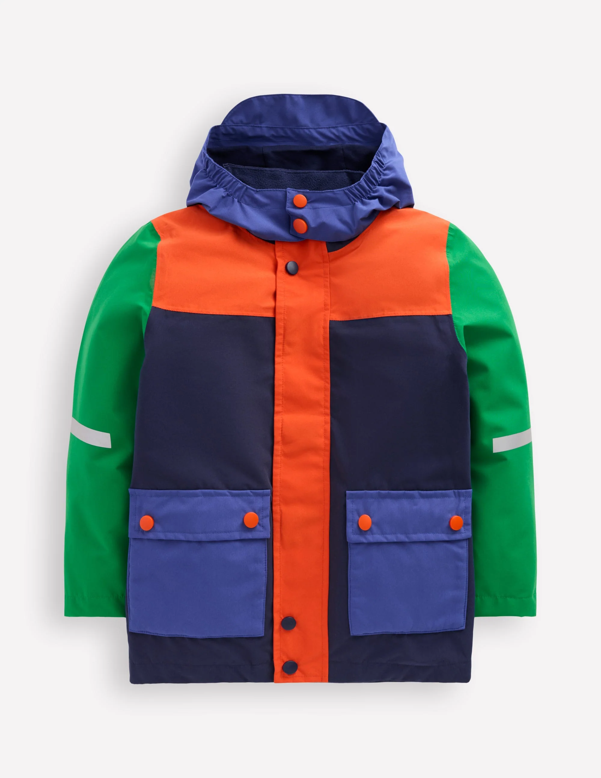 Wasserdichte Fischerjacke-Blockfarben