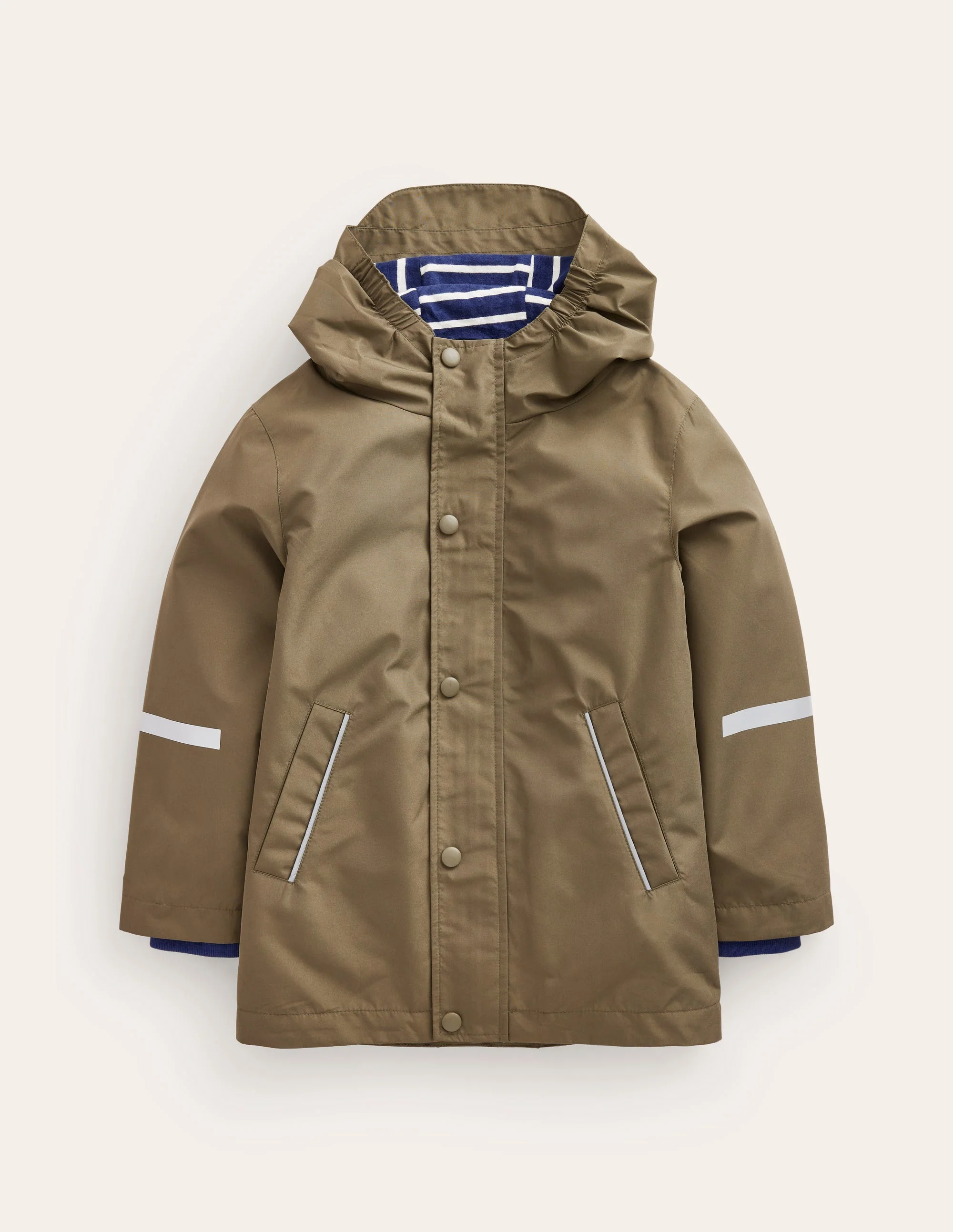 Wasserdichte Fischerjacke-Klassisches Khaki