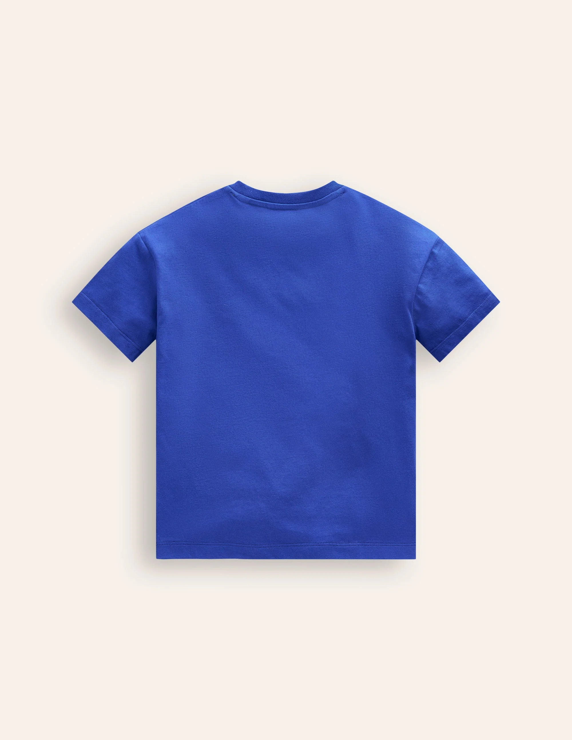 Witziges Logo-T-Shirt-Brillantblau - Image 2