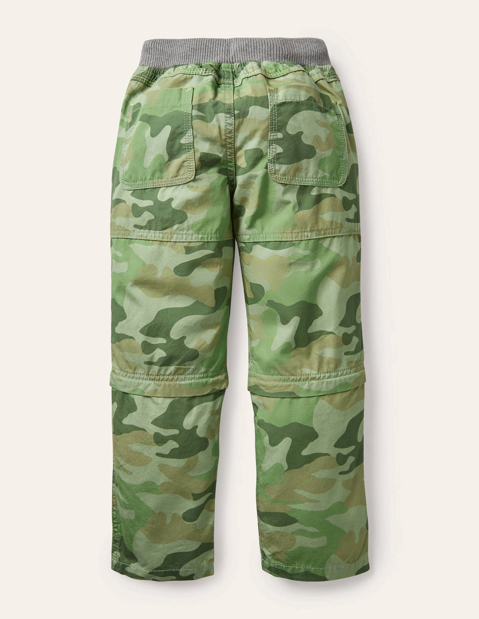 Zip-off Techno-Hose-Grün, Camouflagemuster - Image 2
