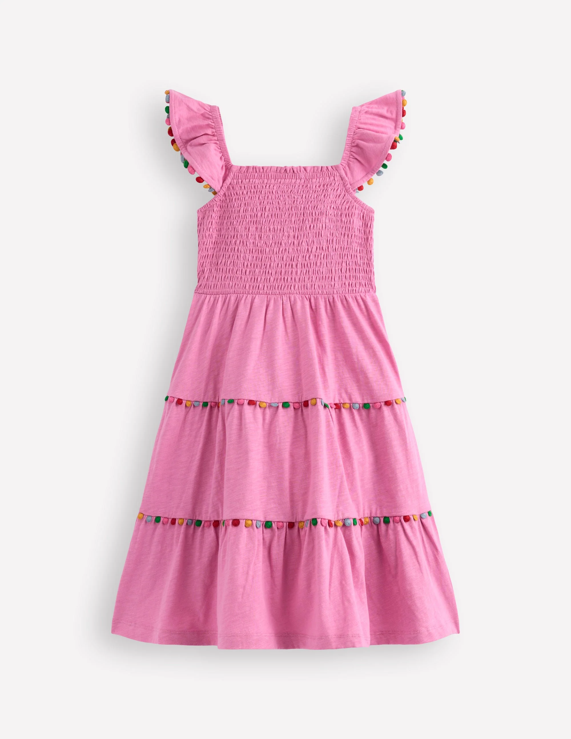 Addison Kleid mit Bommeln zum Herumwirbeln-Blasspink - Image 2