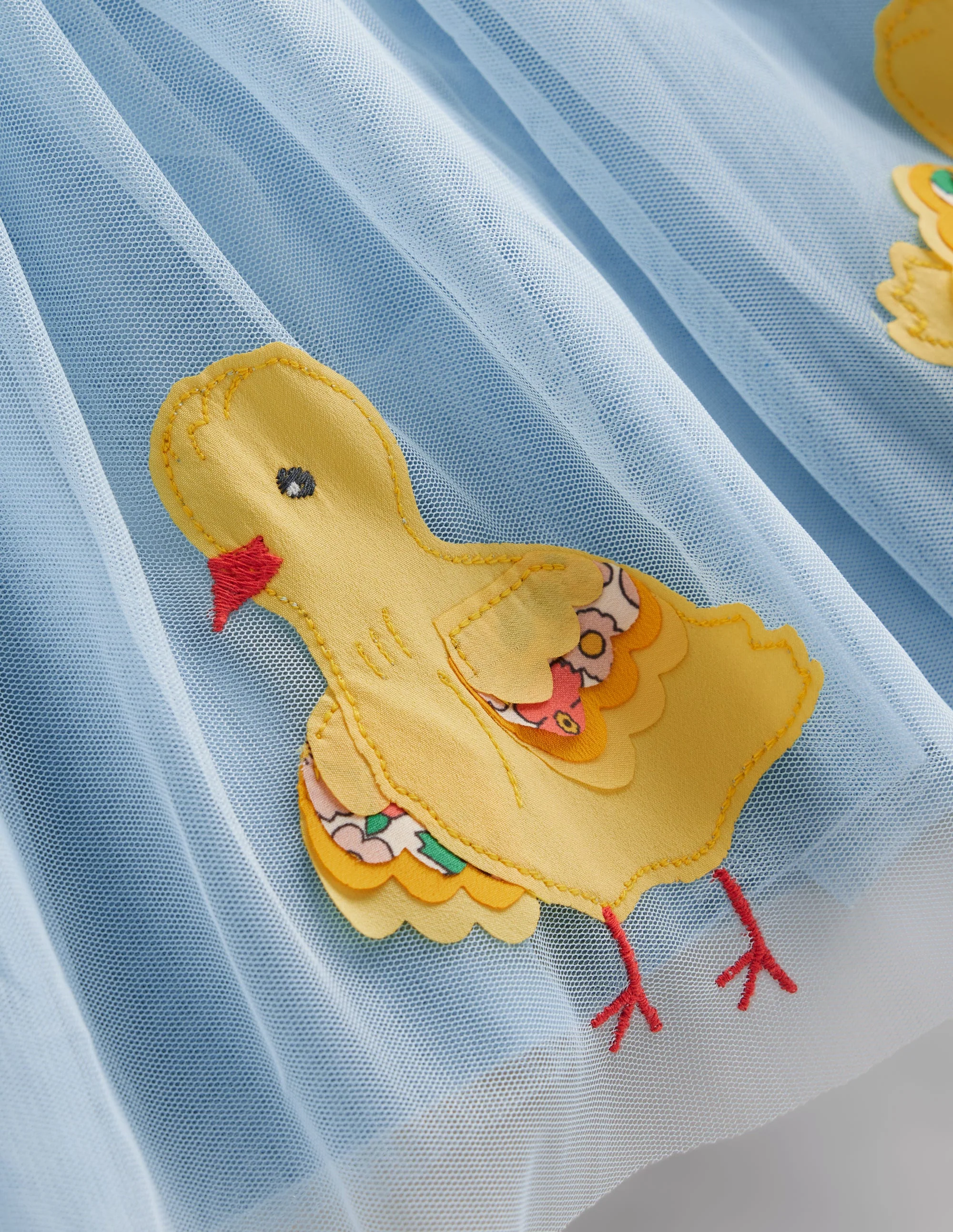 Ami Tüllkleid mit Applikationen-Hellblau Küken - Image 3