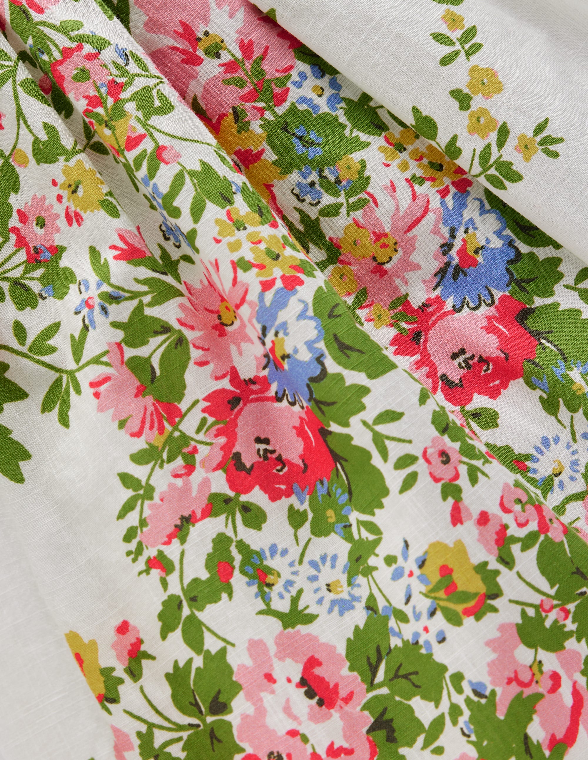 Annalisa Sommerkleid zum Herumwirbeln-Sanftes Naturweiß Blumenmuster - Image 4