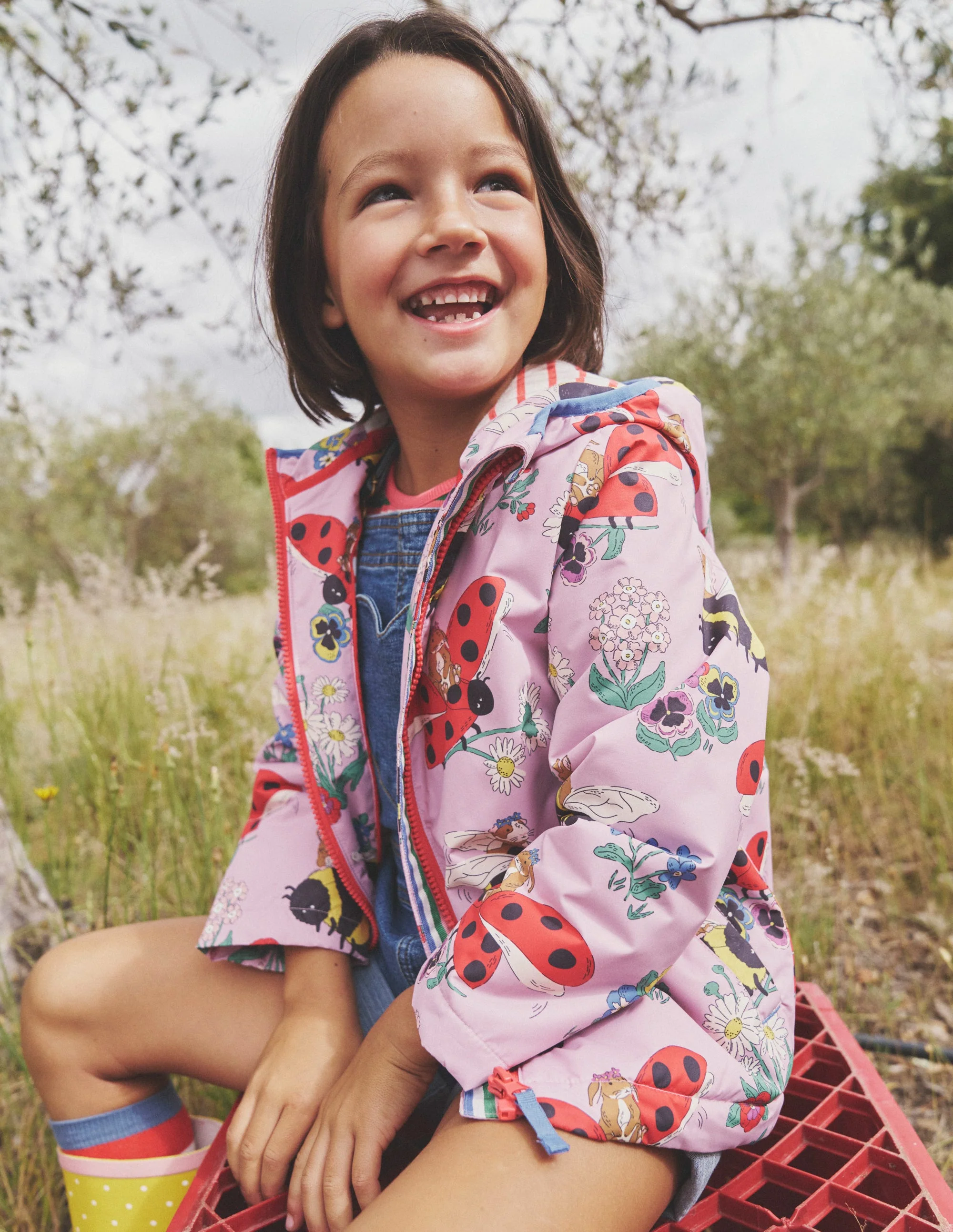 Anorak mit Jersey-Futter-Zuckermandel-Pink Hummel - Image 5