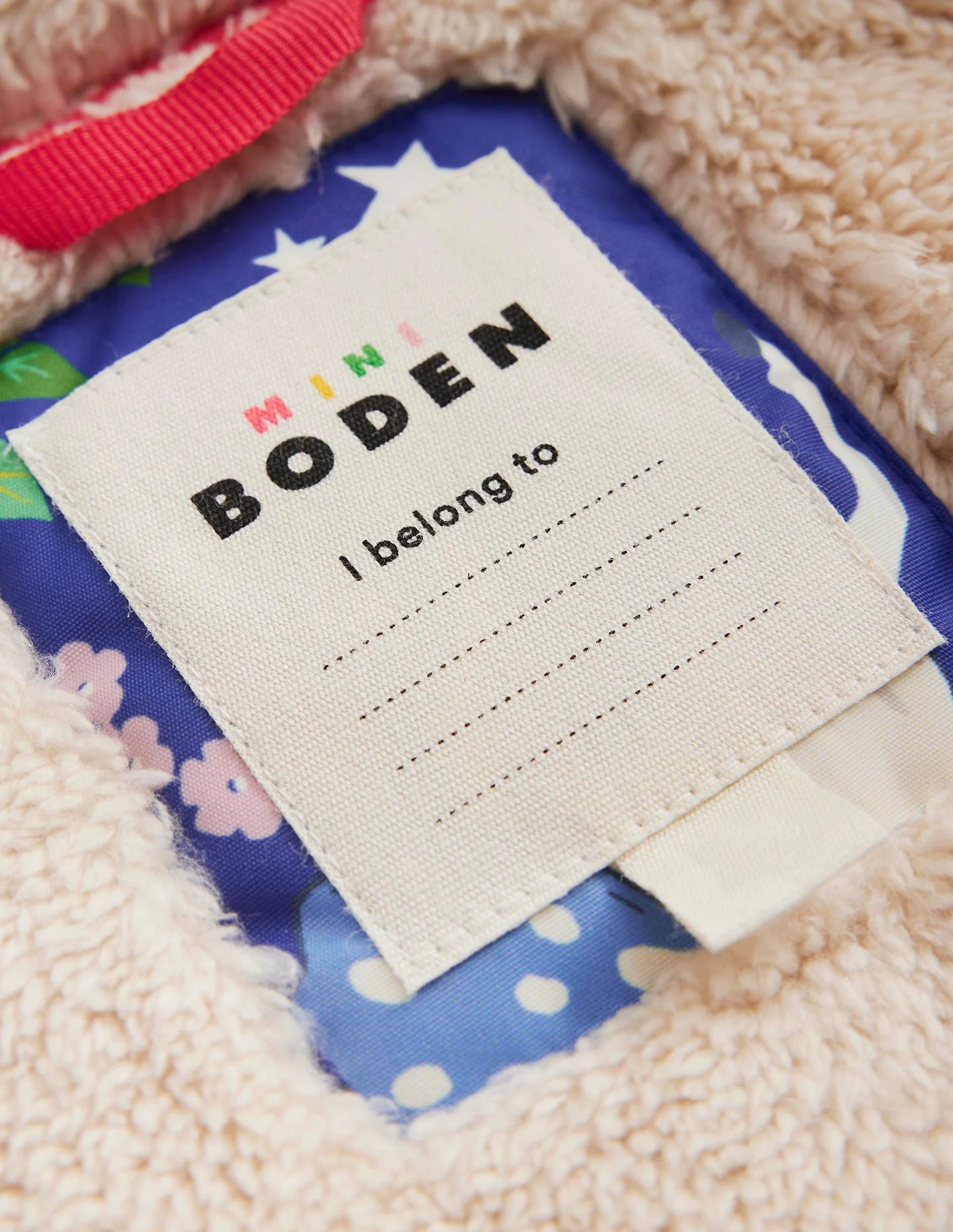Anorak mit Sherpa-Futter-Blau Verzaubertes Einhorn - Image 4
