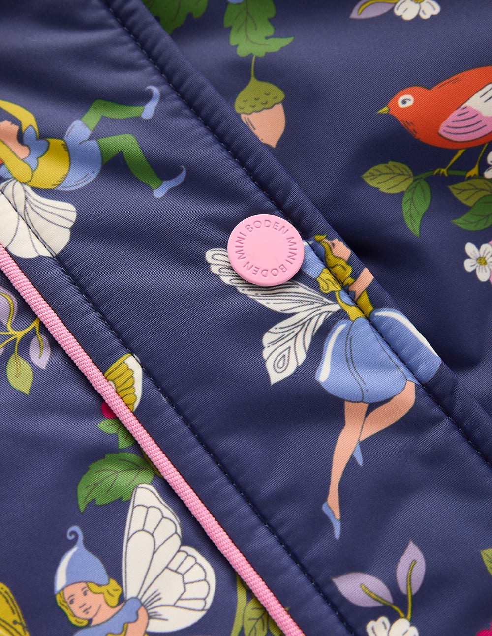Anorak mit Sherpa-Futter-Segelblau, Feen - Image 3