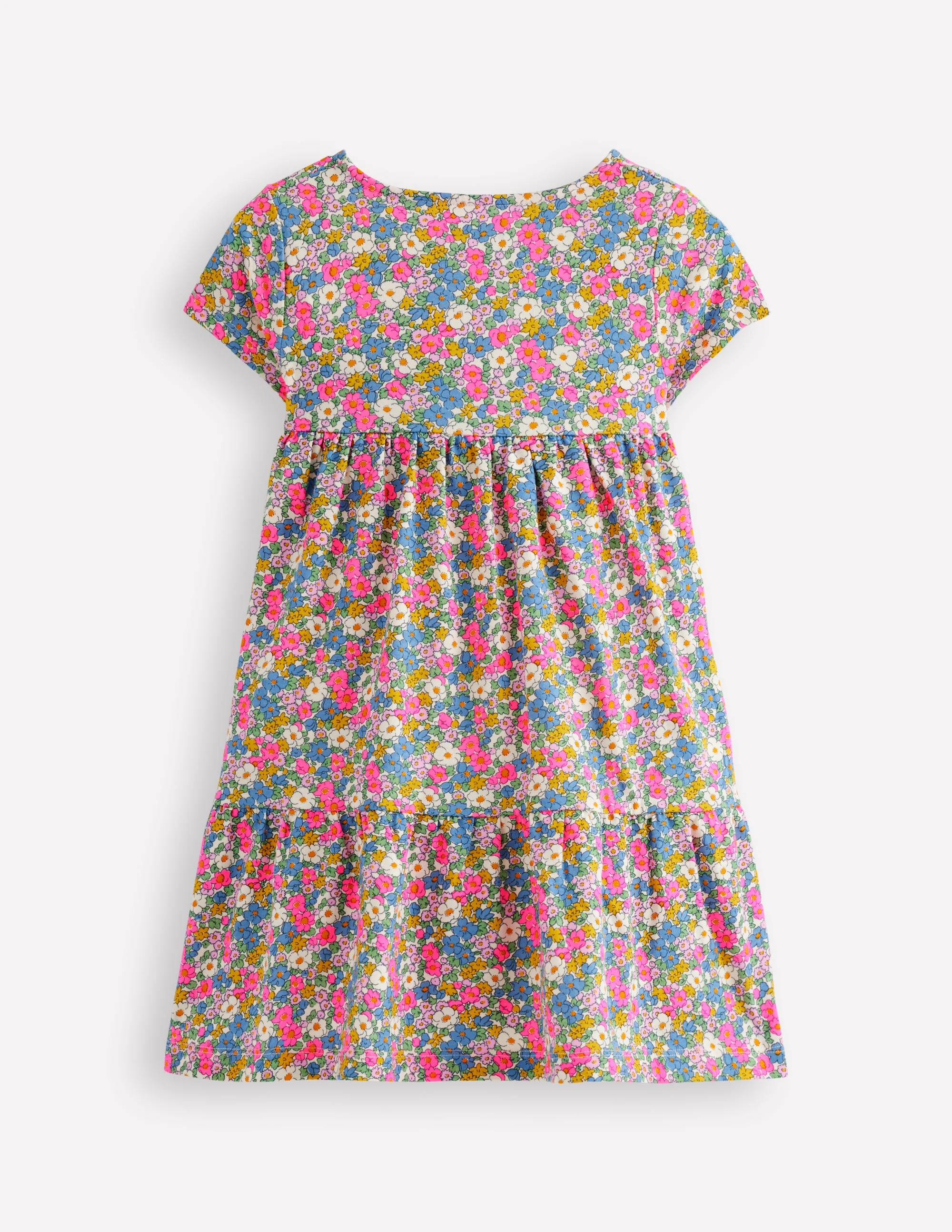 Ariel Jerseykleid zum Herumwirbeln-Filigranes Blumenmuster - Image 2