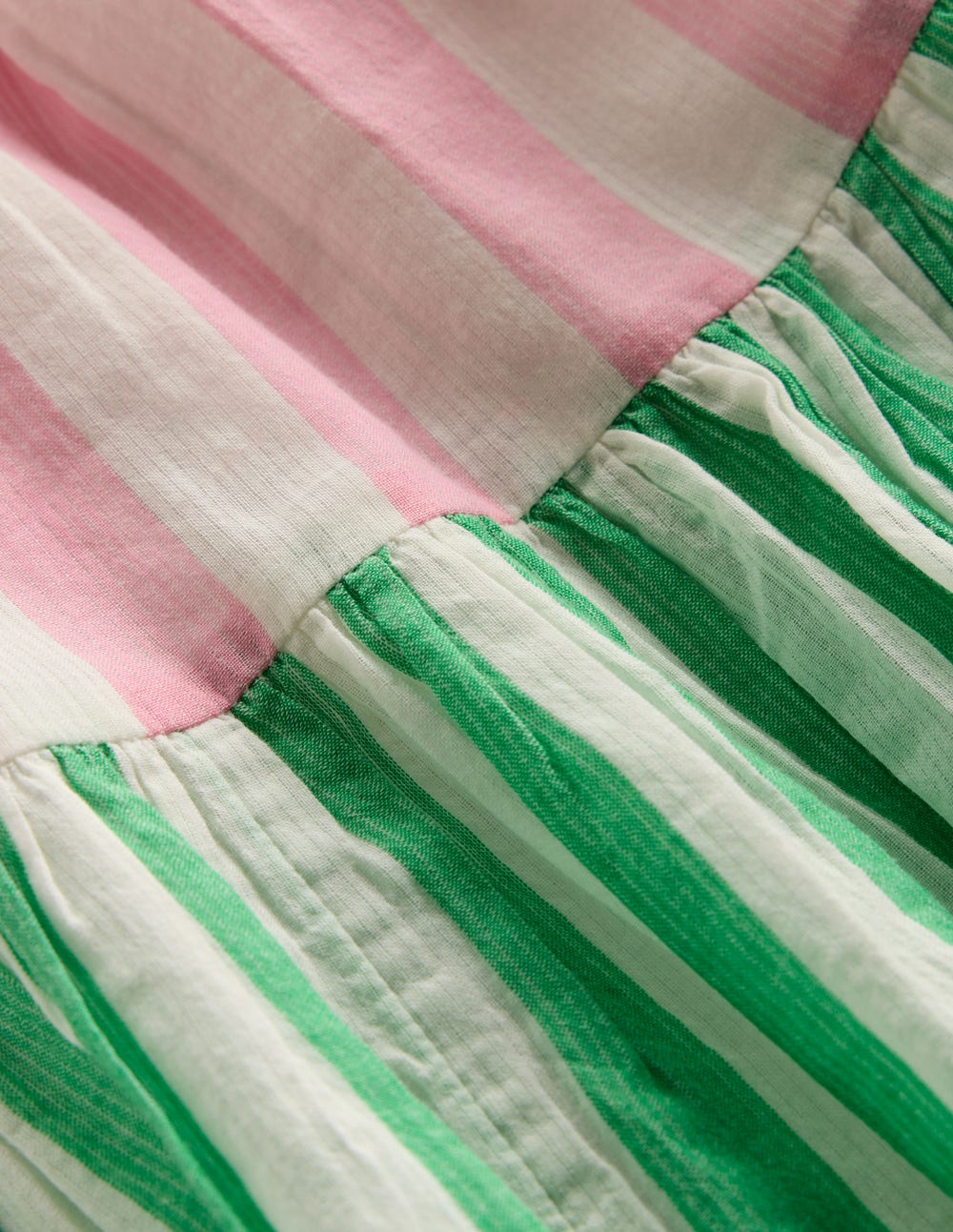 Aurelia Stufenkleid zum Herumwirbeln-Mustermix, Gestreift - Image 3