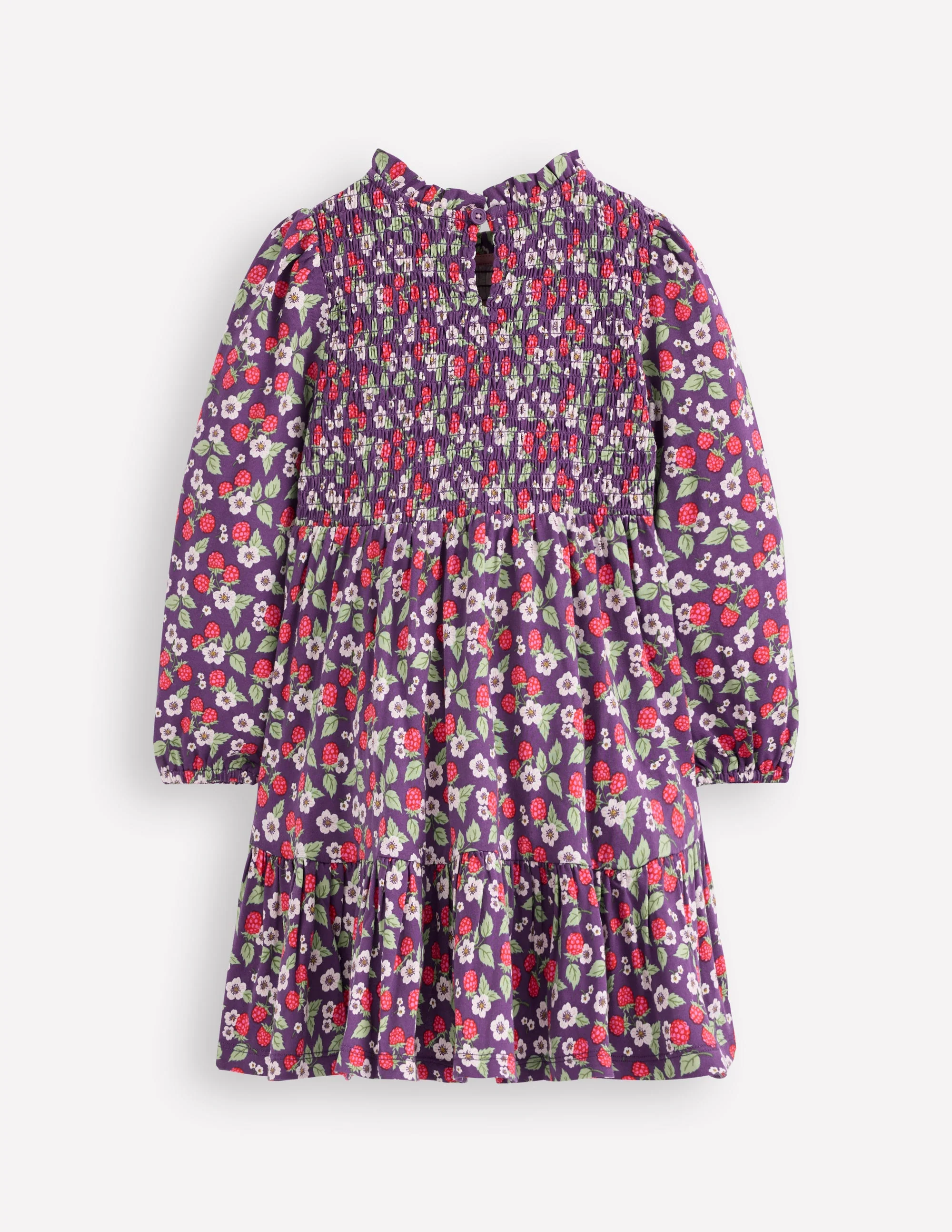Aurora Langärmliges Kleid-Mystisches Violette Vintage-Beere - Image 2