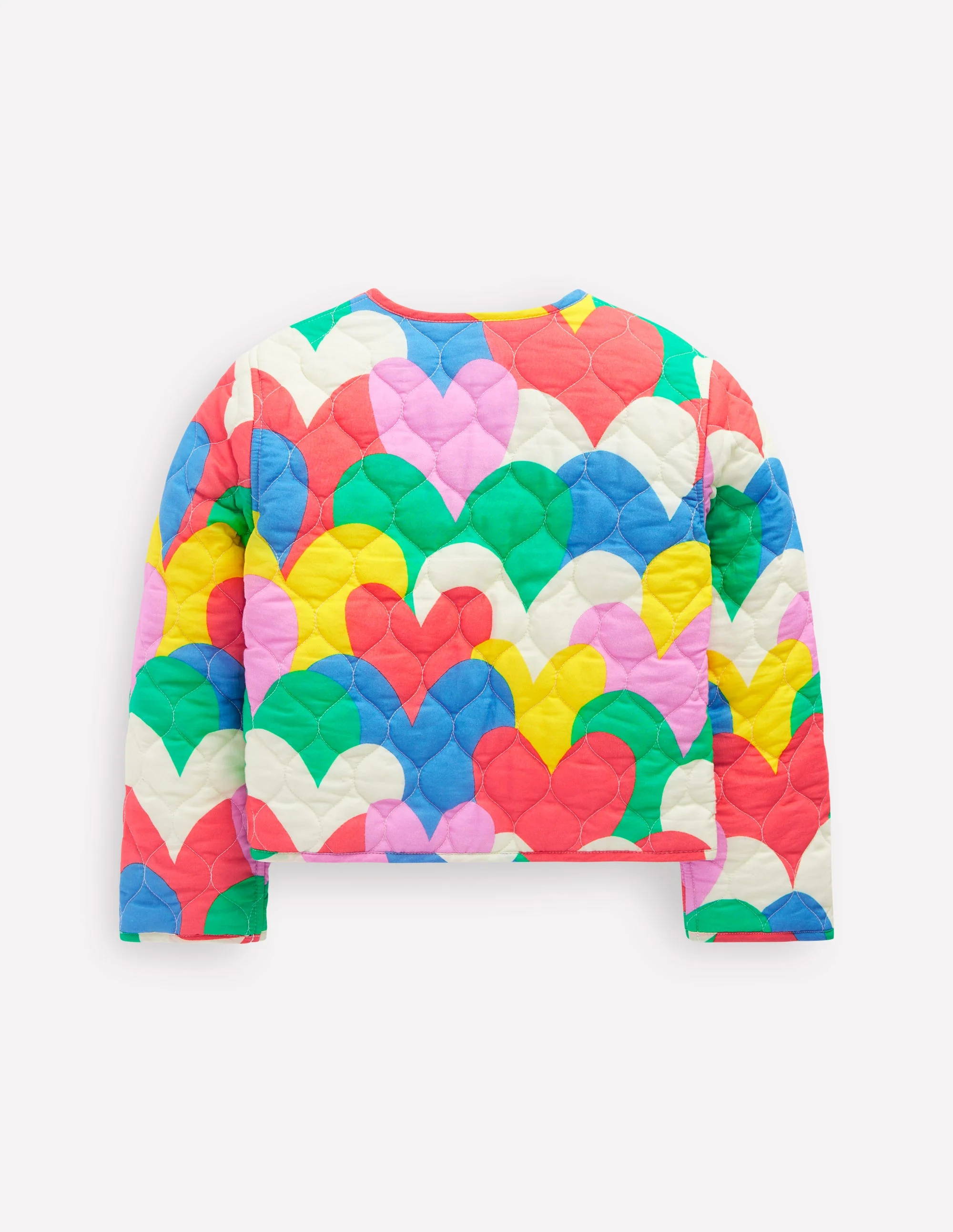 Aurore Wendejacke-Bunte Herzen Tarnmuster - Image 2