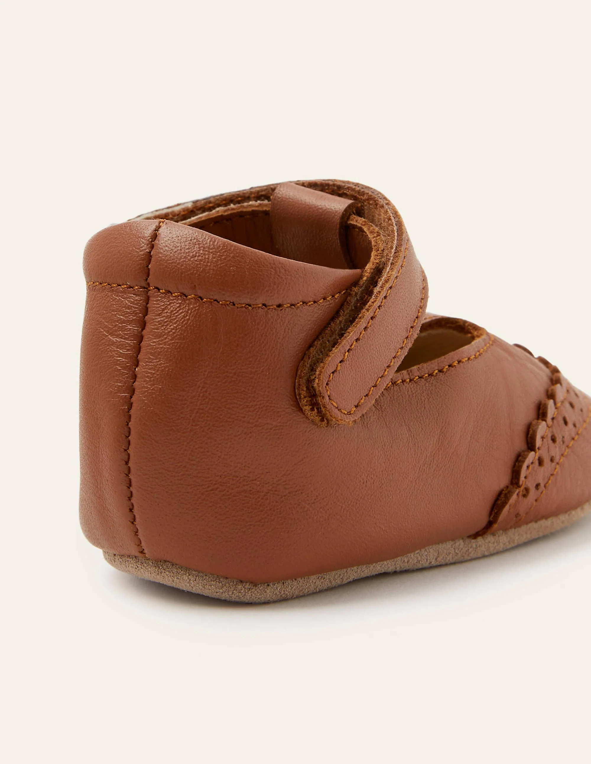 Babyschuhe aus Leder-Hellbraun - Image 2