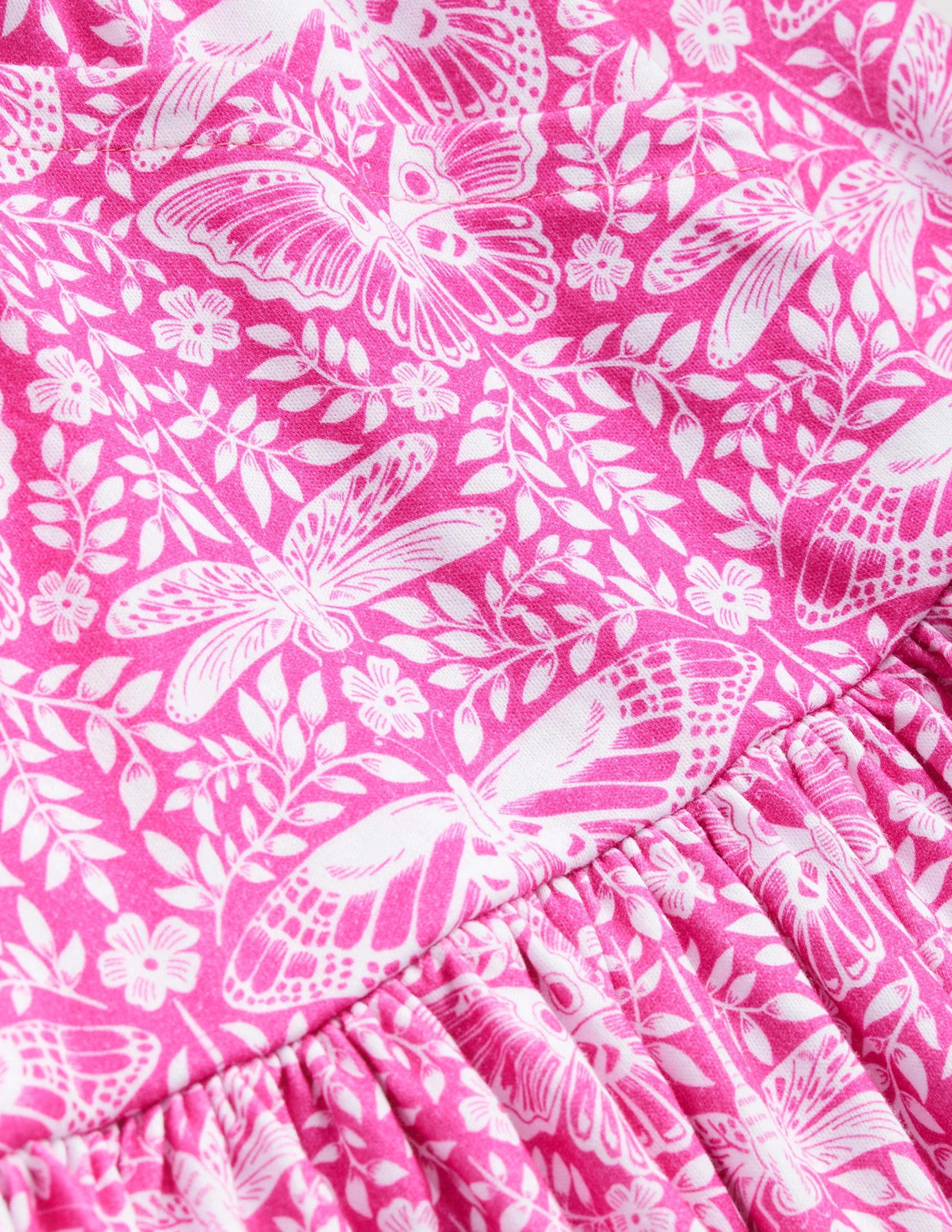 Ballerina-Kleid aus Jersey-Bartnelken-Rosa Schmetterling - Image 3
