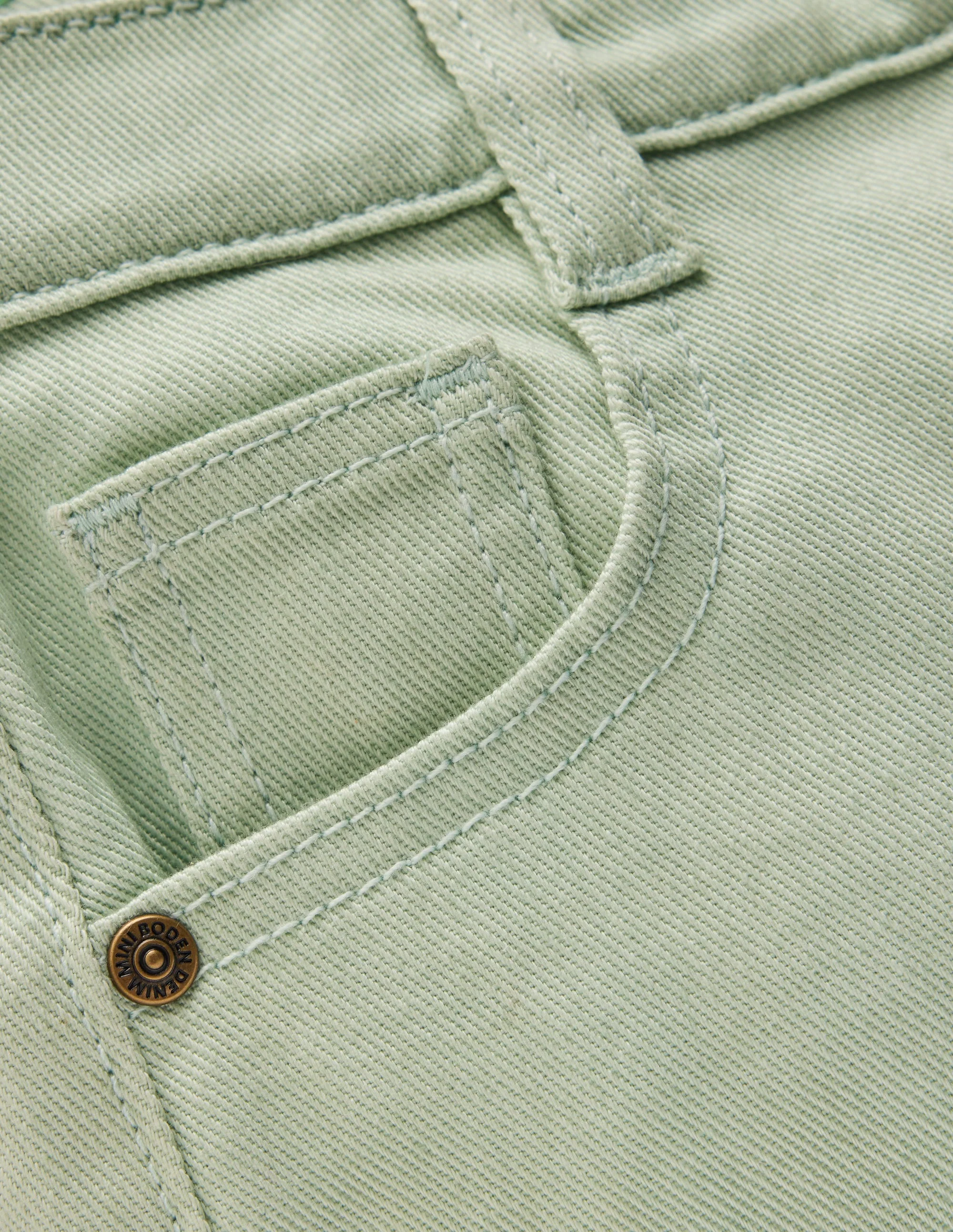 Barrel-Jeans-Blassgrün - Image 3