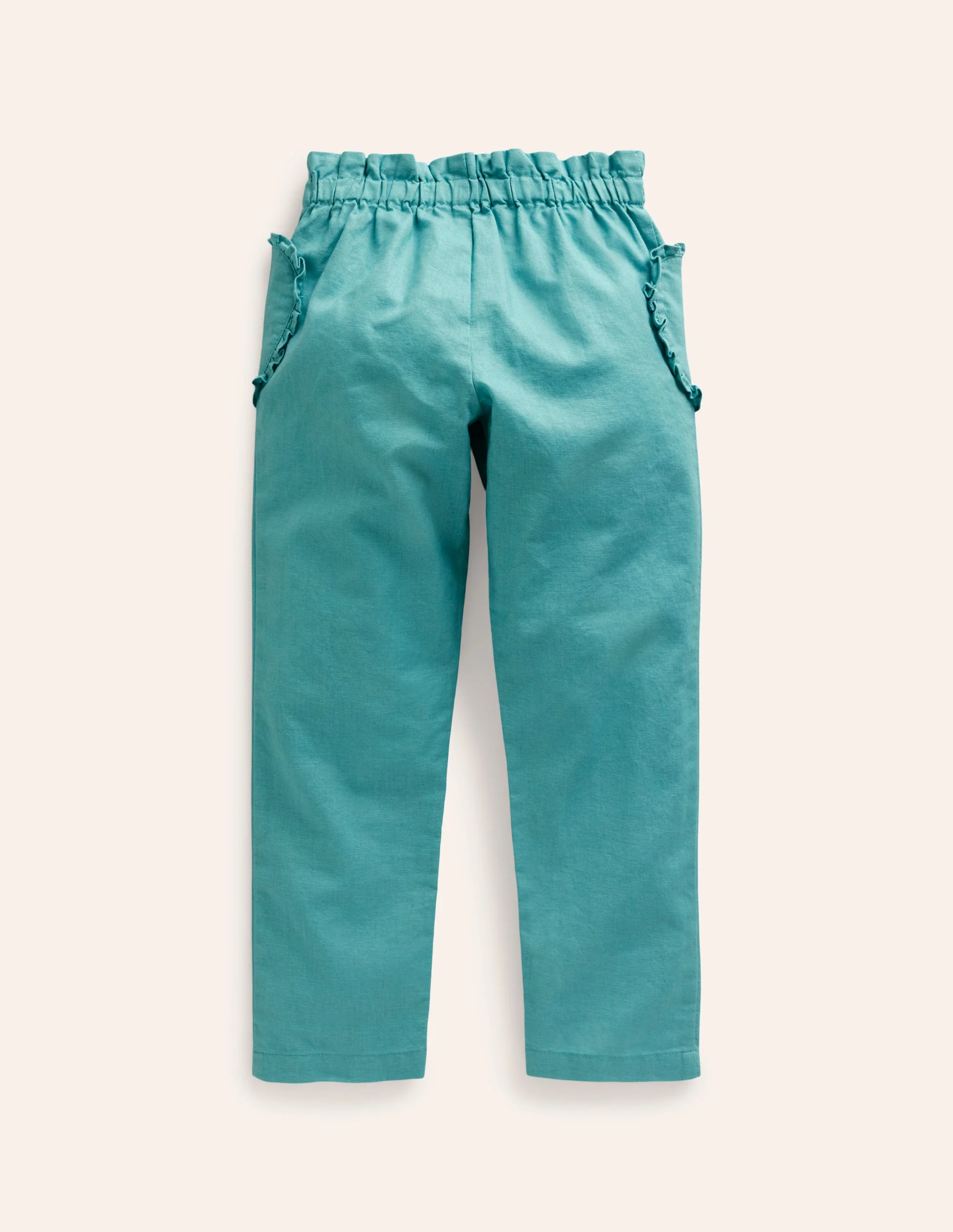 Baumwoll-Leinenhose zum Hineinschlüpfen-Korsika-Grün - Image 2